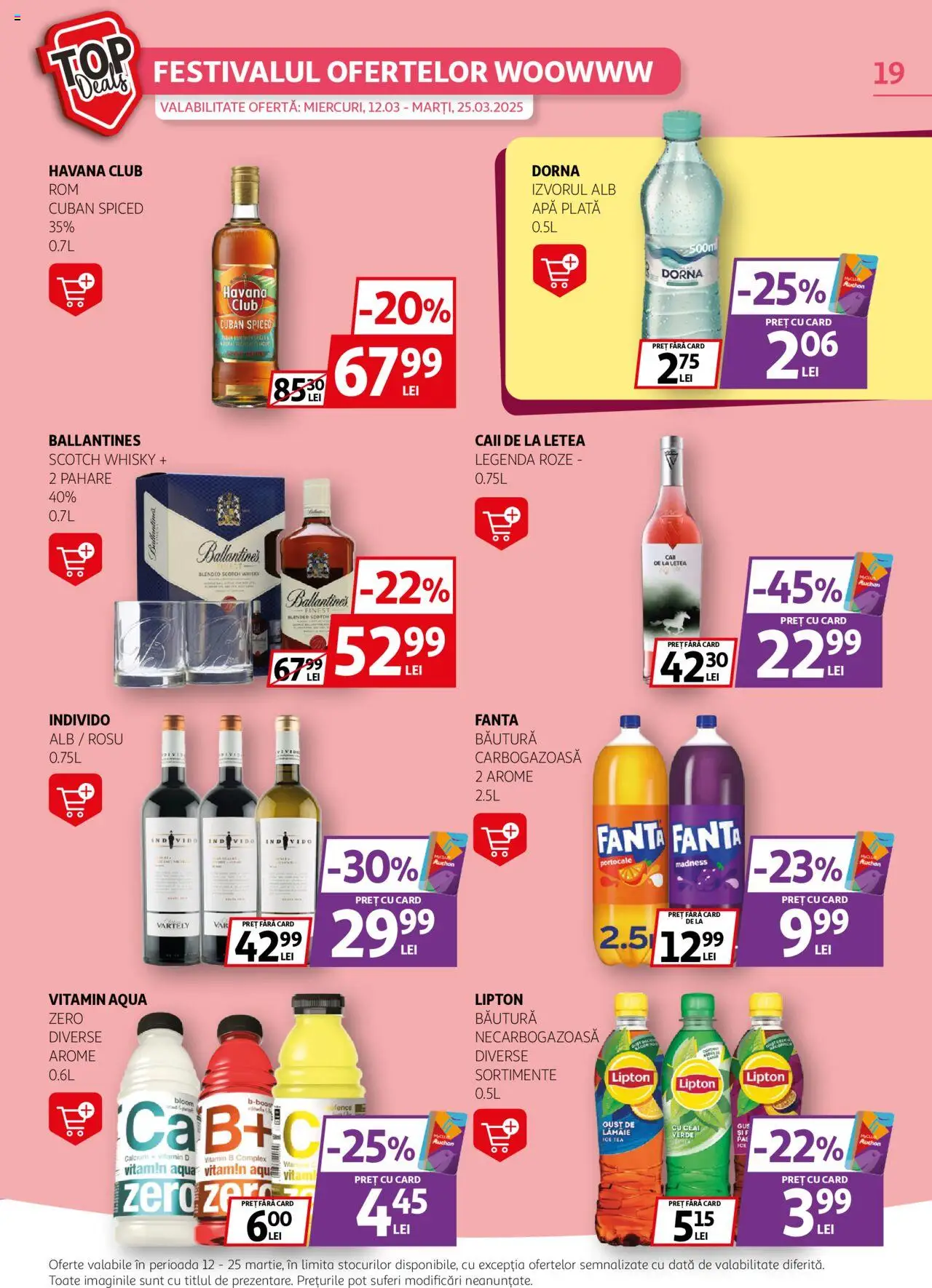 Catalog Auchan 12 - 25 Martie 2025 | Pagina 19 | Produse: Pahare, Portocale, Ice tea, Lămâie