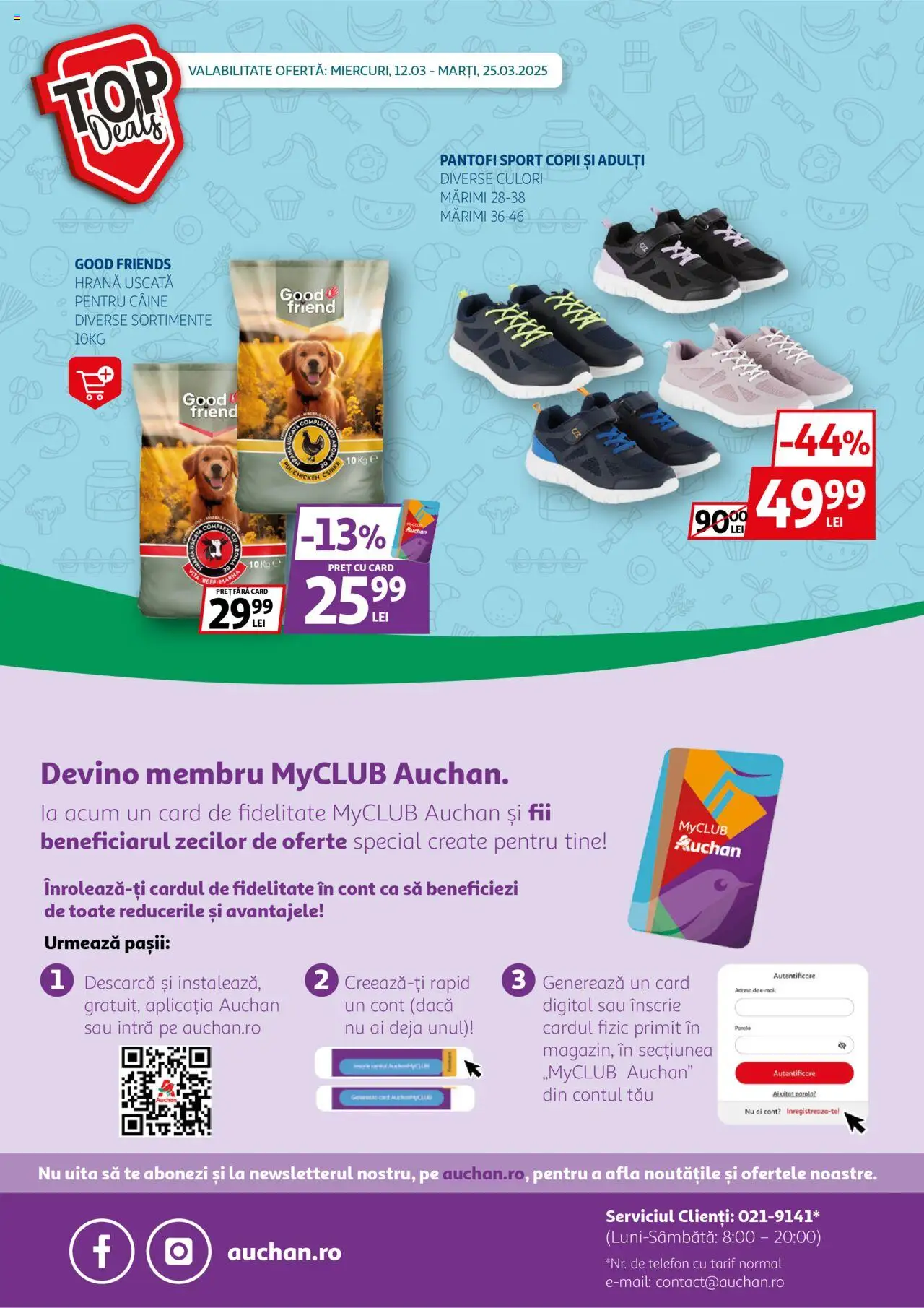 Catalog Auchan 12 - 25 Martie 2025 | Pagina 28 | Produse: Telefon, Pantofi