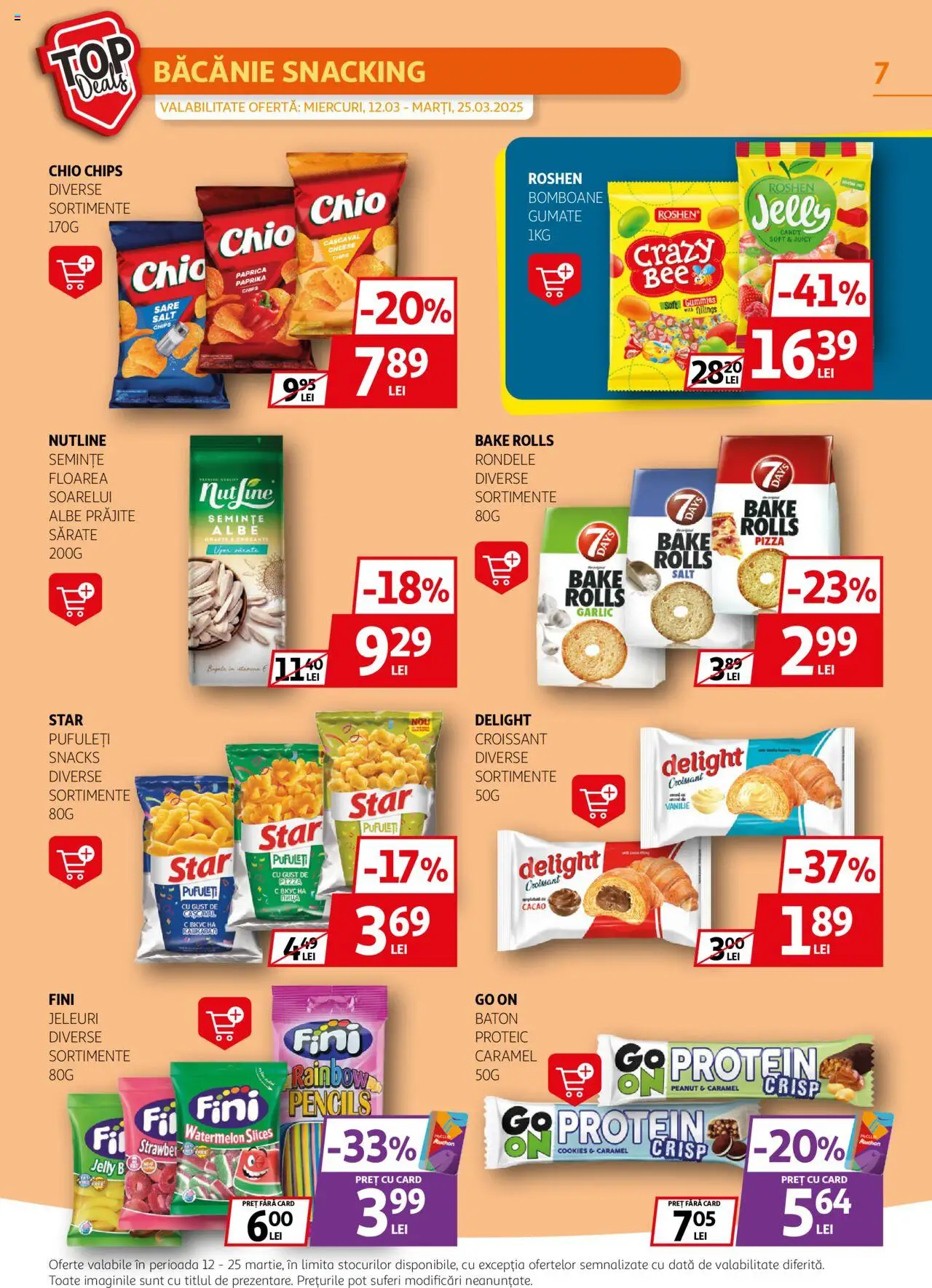 Catalog Auchan 12 - 25 Martie 2025 | Pagina 7 | Produse: Semințe, Pizza, Pufuleți, Bomboane