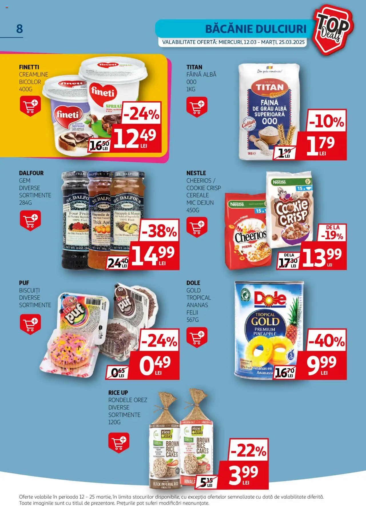 Catalog Auchan 12 - 25 Martie 2025 | Pagina 8 | Produse: Ananas, Cereale, Biscuiți, Mango