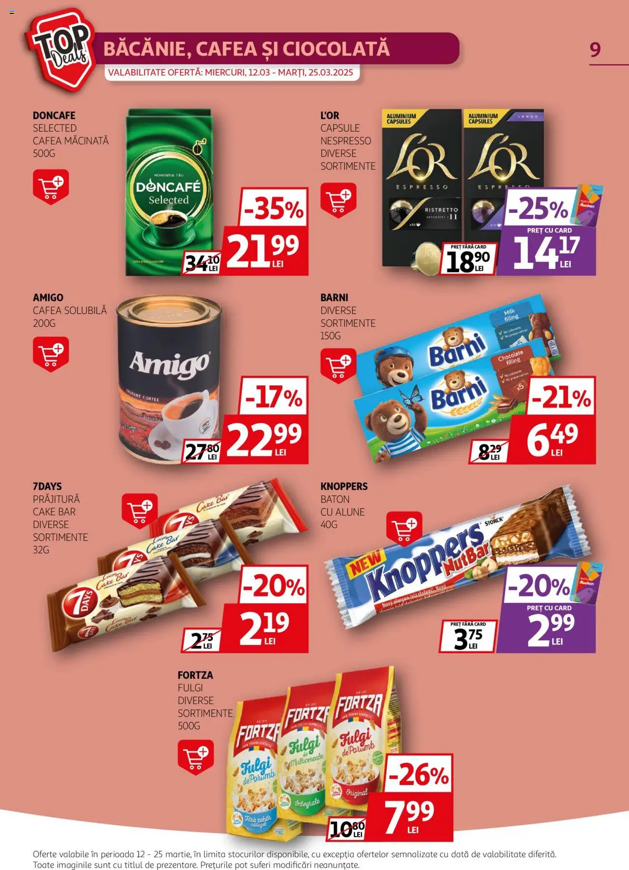 Catalog Auchan 12 - 25 Martie 2025 | Pagina 9 | Produse: Prăjitură, Cafea, Ciocolată, Porumb