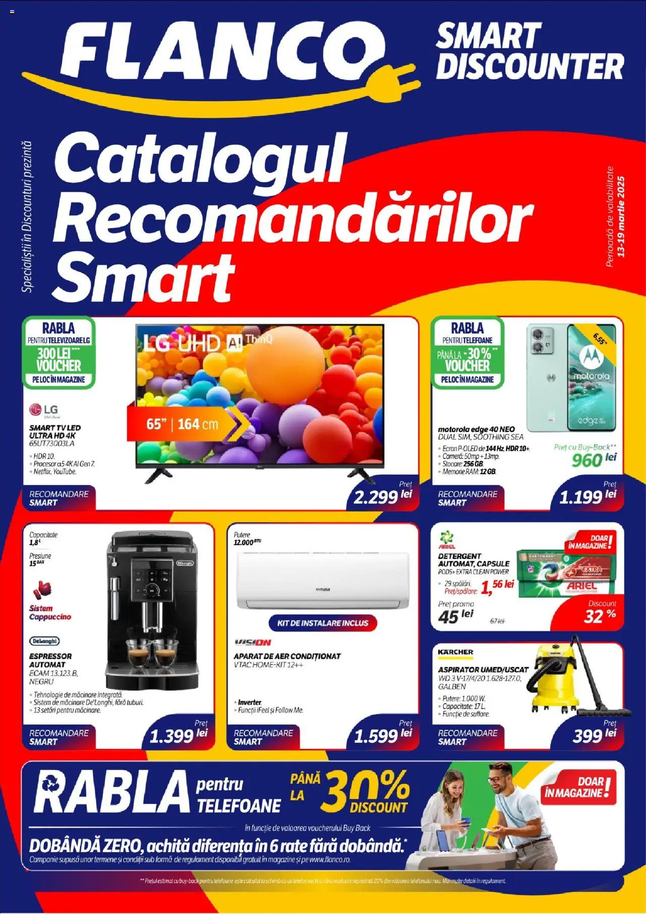 Catalog Flanco 13 - 19 Martie 2025 | Pagina 1 | Produse: Espressor, Telefon, Pomelo, Detergent