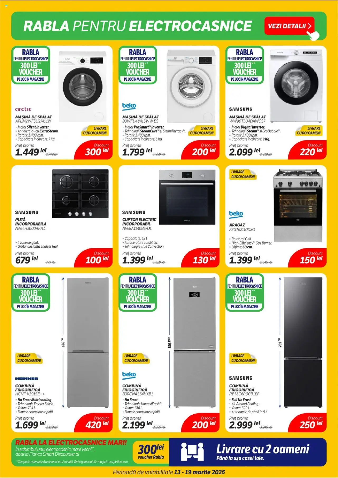 Catalog Flanco 13 - 19 Martie 2025 | Pagina 5 | Produse: Mașină De Spălat, Aragaz, Grătar, Ușă