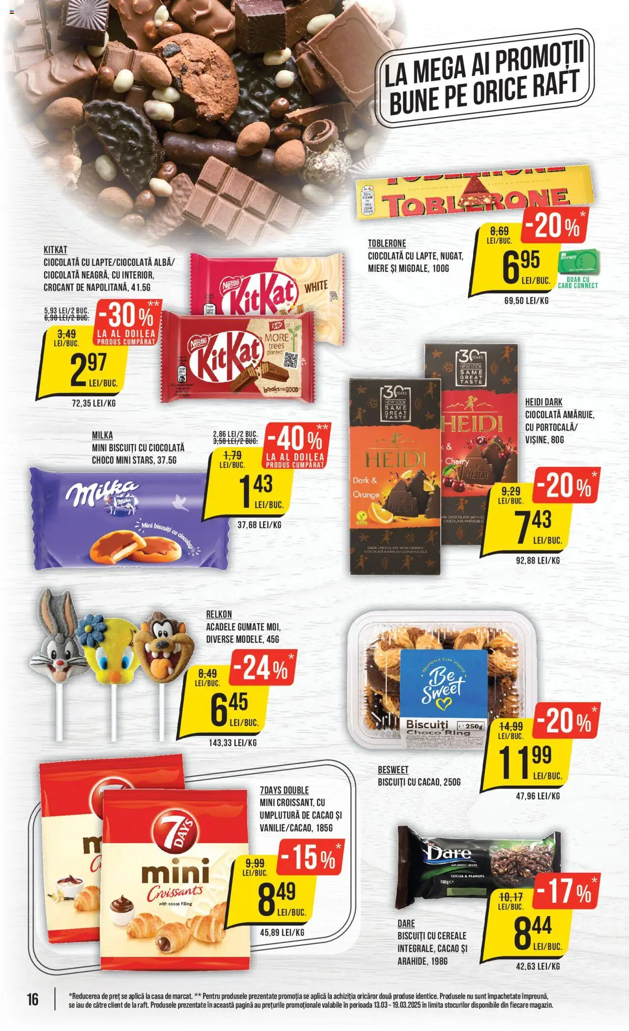 Catalog Mega Image 13 - 19 Martie 2025 | Pagina 16 | Produse: Ciocolată, Cereale, Cacao, Biscuiți