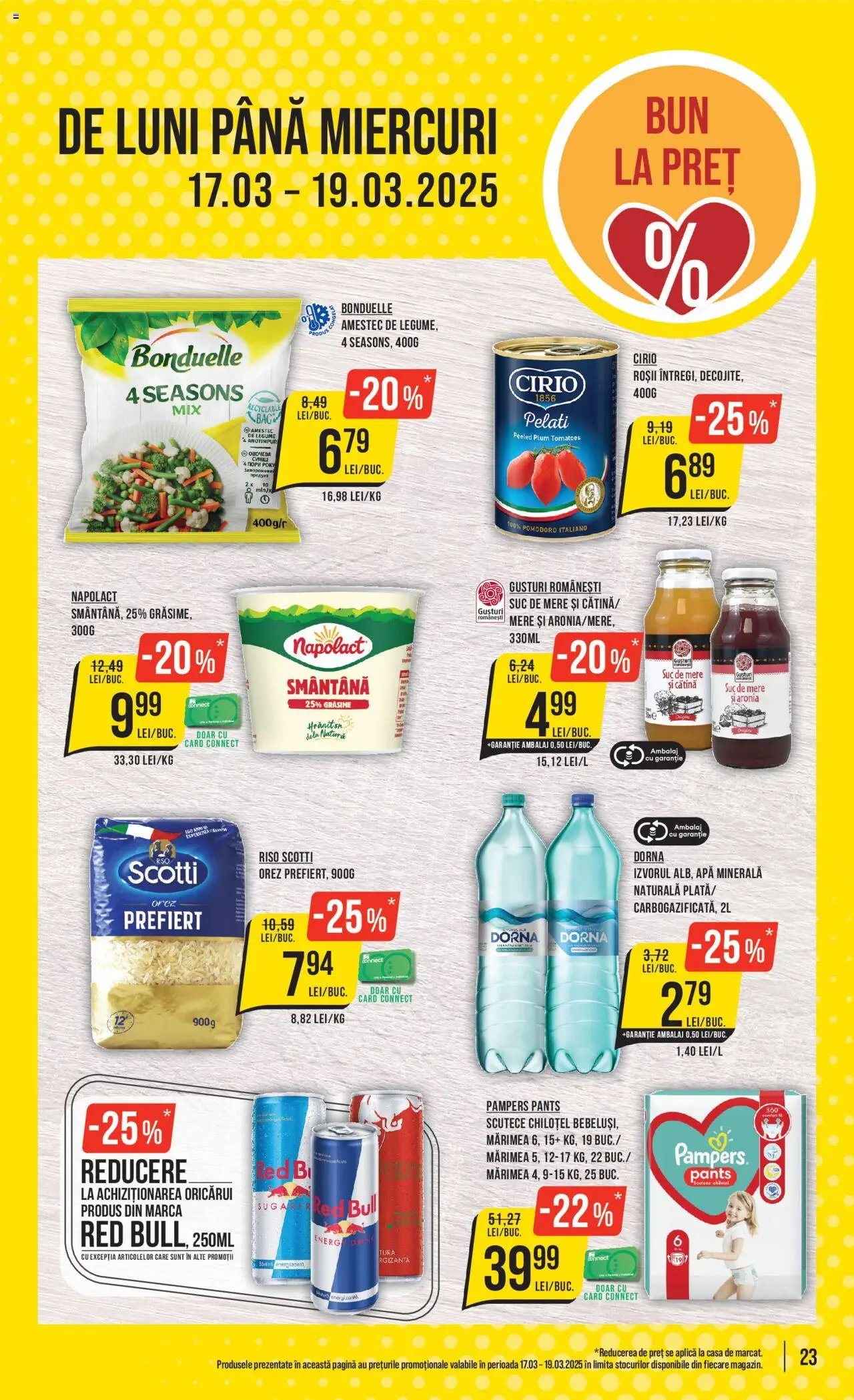Catalog Mega Image 13 - 19 Martie 2025 | Pagina 23 | Produse: Yazı tahtası kalemi, Orez, Smântână, Scutece