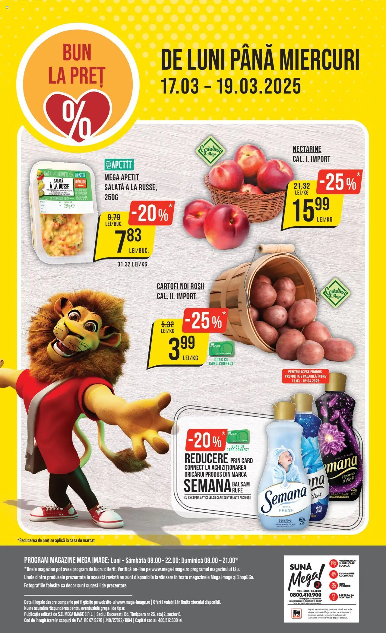 Catalog Mega Image 13 - 19 Martie 2025 | Pagina 24 | Produse: Temizlik kovası, Roșii, Salată, Cartofi