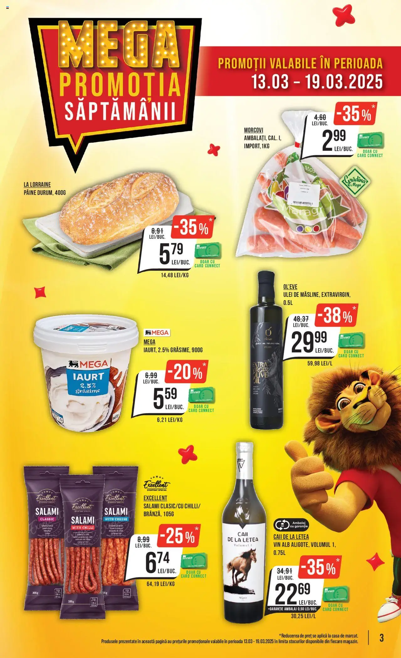 Catalog Mega Image 13 - 19 Martie 2025 | Pagina 3 | Produse: Chilli, Ulei, Vin, Morcovi