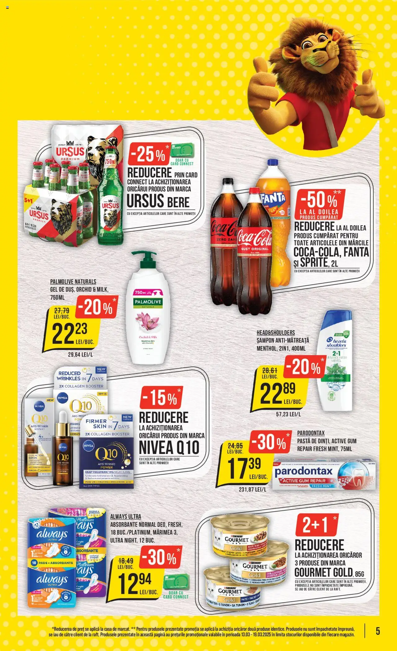 Catalog Mega Image 13 - 19 Martie 2025 | Pagina 5 | Produse: Serum, Șampon, Bere, Absorbante
