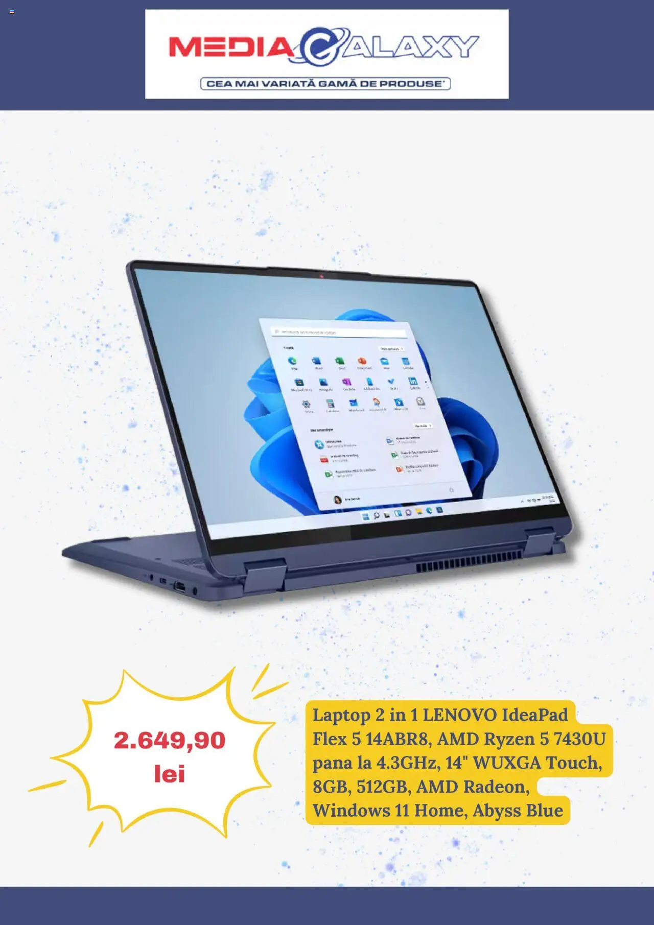 Catalog Media Galaxy 13 - 19 Martie 2025 | Pagina 3 | Produse: Laptop