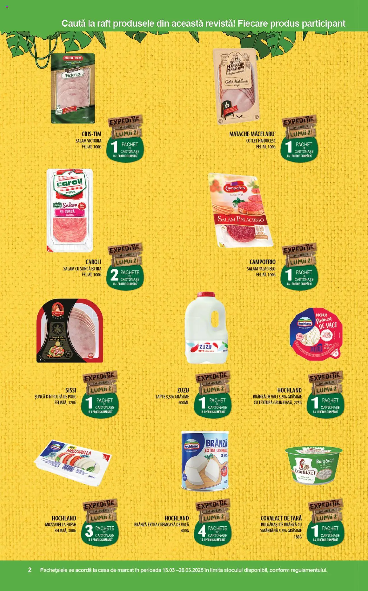 Catalog Mega Image 13 - 26 Martie 2025 | Pagina 2 | Produse: Raft, Tırnak makası, Mozzarella, Brânză
