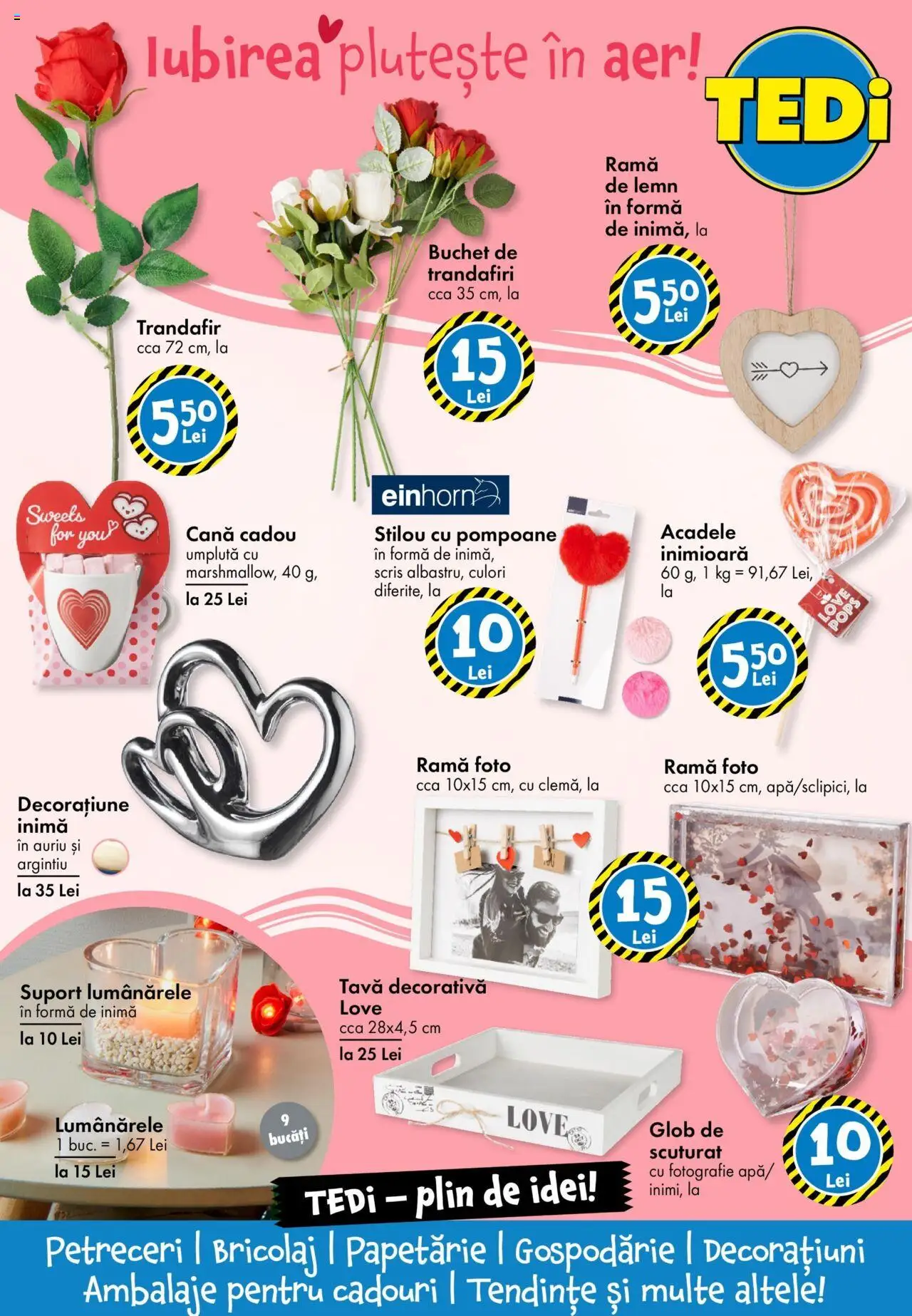 Catalog TEDi 7 - 15 Februarie 2025 | Pagina 15 | Produse: Trandafir, Ramă foto, Acadele