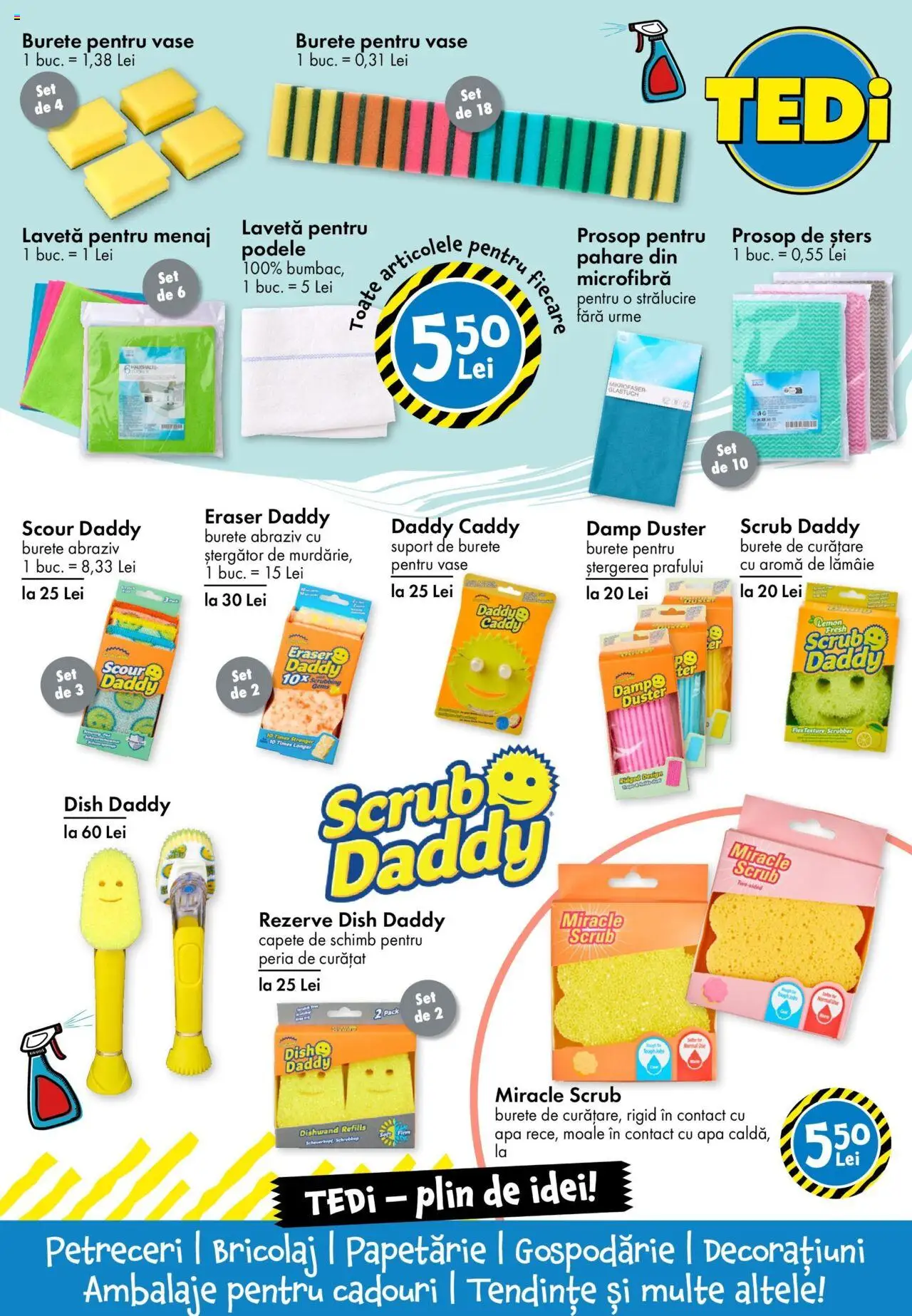 Catalog TEDi 7 - 15 Februarie 2025 | Pagina 9 | Produse: Scrub, Burete, Apă, Lămâie