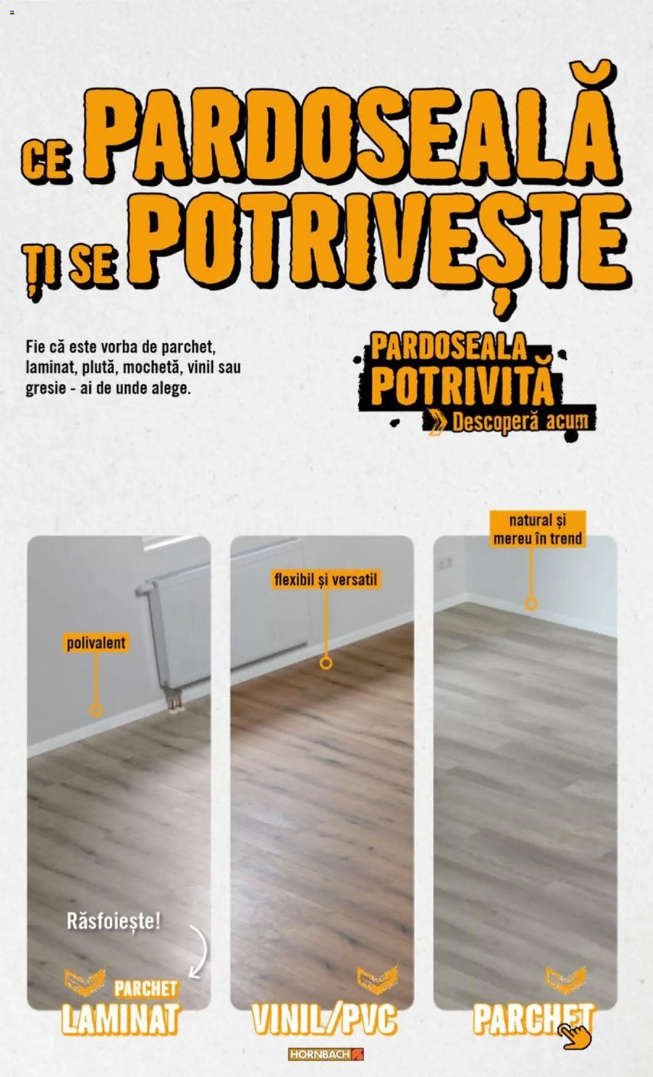 Catalog Hornbach 15 2024 - 31 Octombrie 2025 | Pagina 2 | Produse: Gresie, Parchet, Pardoseală