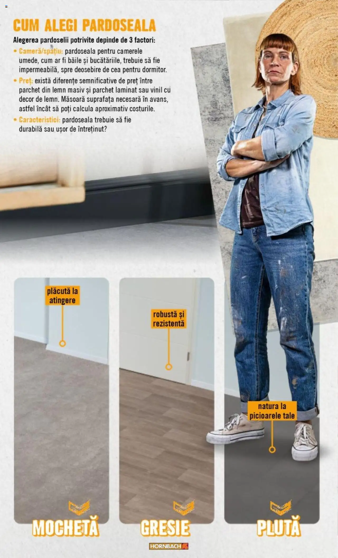 Catalog Hornbach 15 2024 - 31 Octombrie 2025 | Pagina 3 | Produse: Gresie, Parchet, Mochetă, Pardoseală