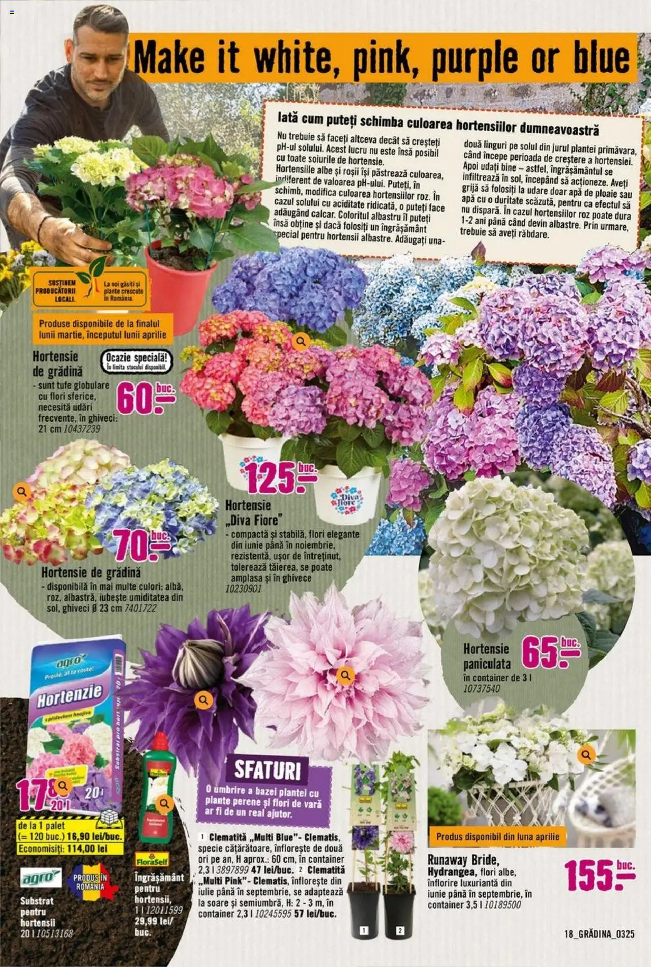 Catalog Hornbach 17 Martie - 25 Aprilie 2025 | Pagina 18 | Produse: Linguri, Ghiveci, Roșii, Apă