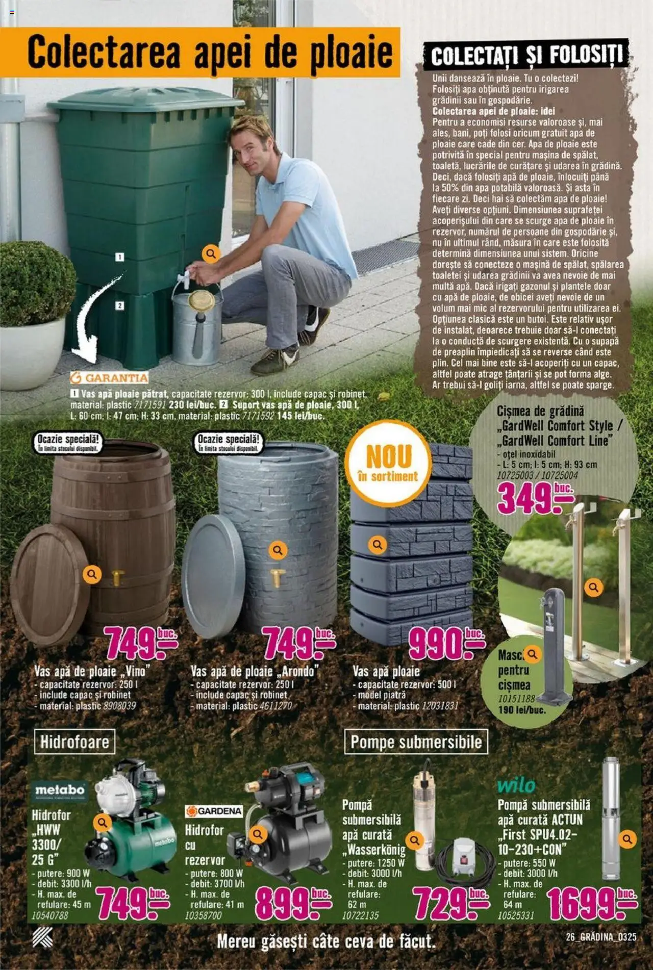 Catalog Hornbach 17 Martie - 25 Aprilie 2025 | Pagina 26 | Produse: Delgeç, Șal, Apă