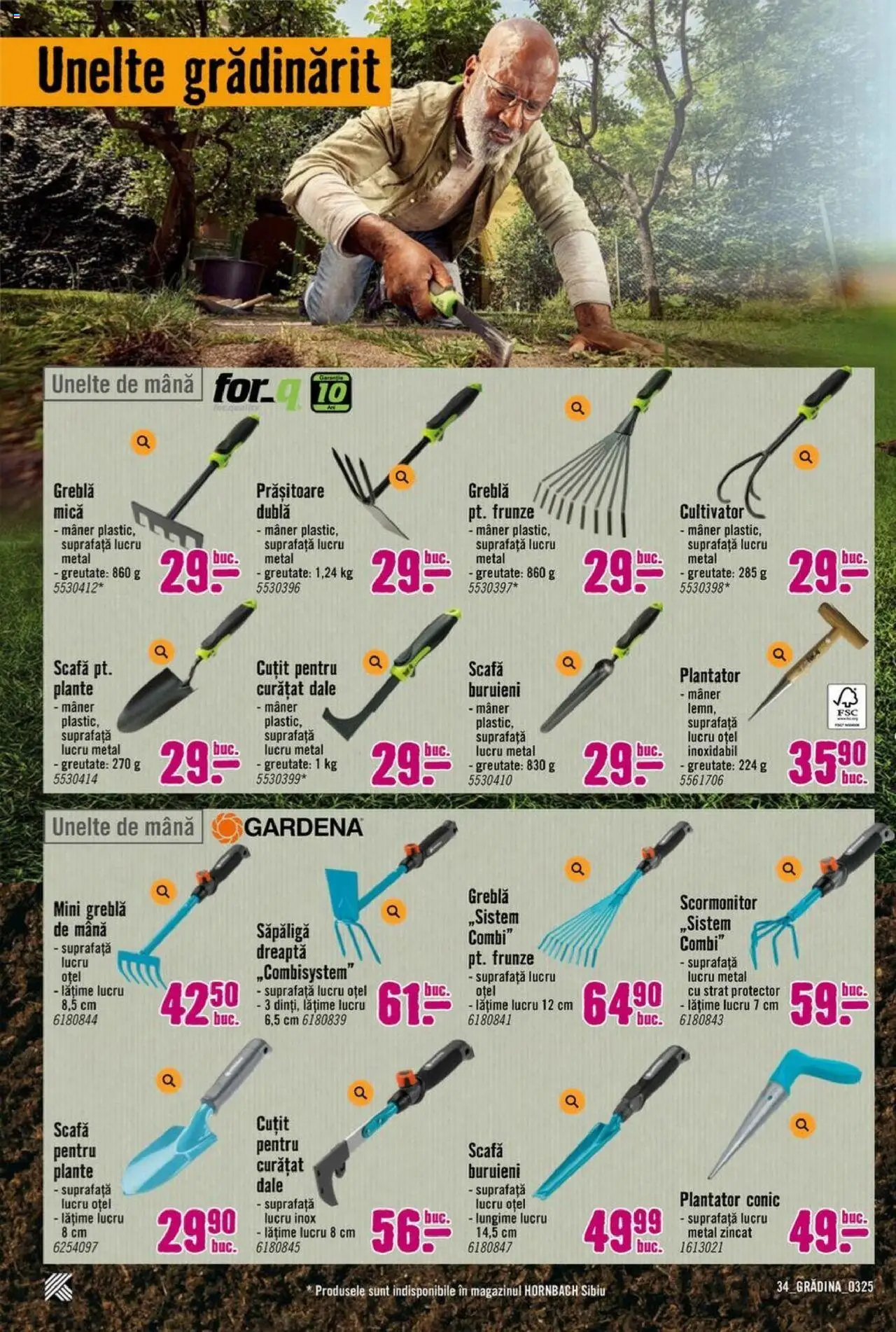 Catalog Hornbach 17 Martie - 25 Aprilie 2025 | Pagina 34 | Produse: Mâner, Cuțit, Dale