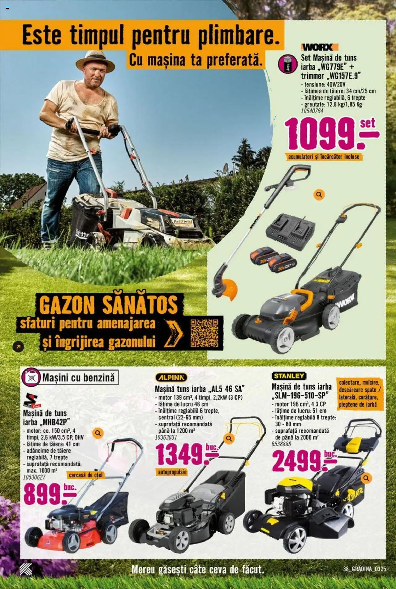 Catalog Hornbach 17 Martie - 25 Aprilie 2025 | Pagina 38 | Produse: Trimmer, Încărcător, Carcasă, Mașină de tuns