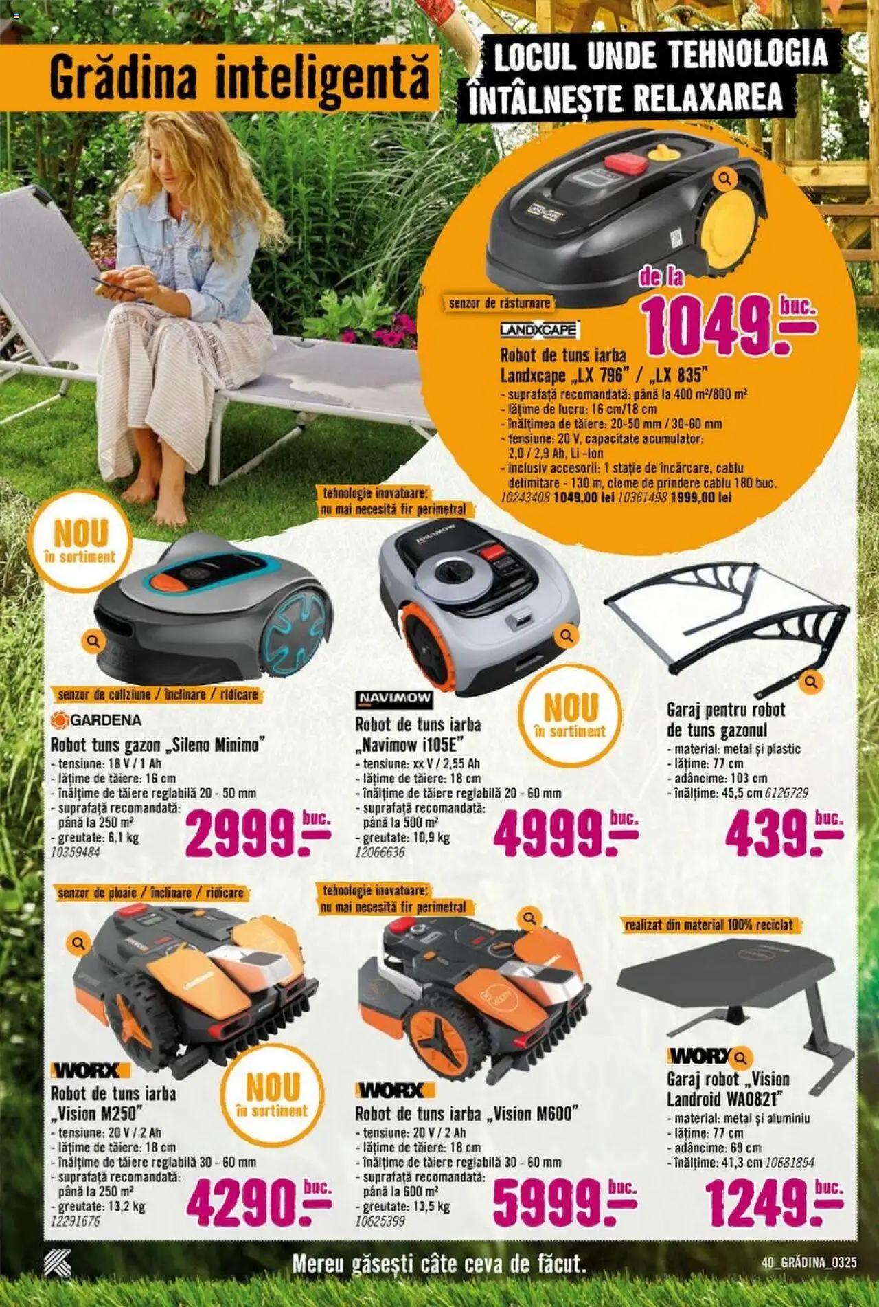 Catalog Hornbach 17 Martie - 25 Aprilie 2025 | Pagina 40 | Produse: Cablu, Robot