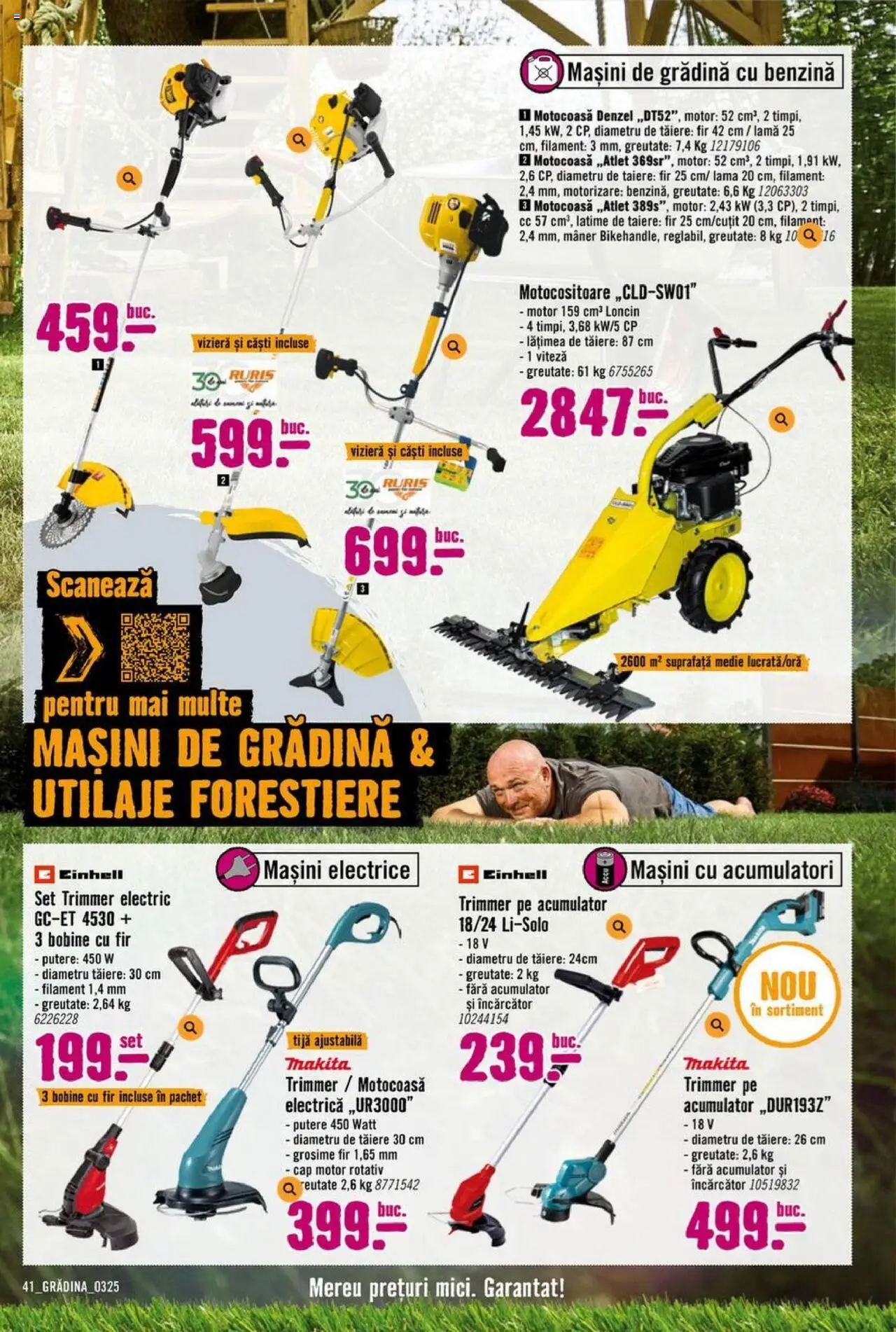 Catalog Hornbach 17 Martie - 25 Aprilie 2025 | Pagina 41 | Produse: Trimmer, Încărcător, Căști, Mâner