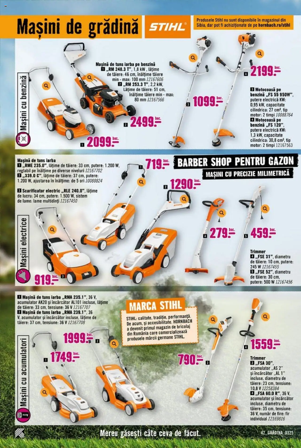 Catalog Hornbach 17 Martie - 25 Aprilie 2025 | Pagina 42 | Produse: Trimmer, Încărcător, Mașină de tuns
