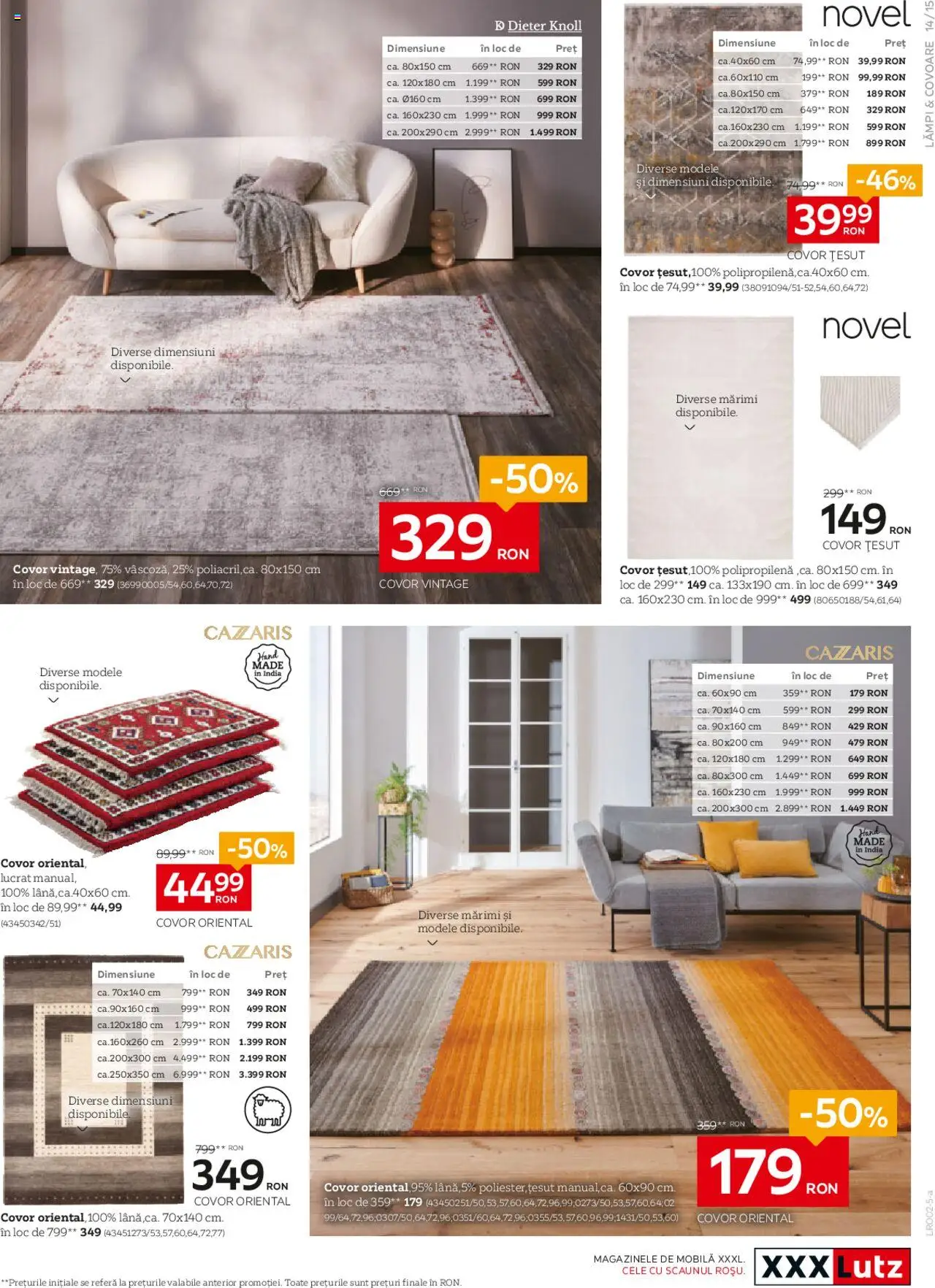 Catalog XXXLutz 3 Februarie - 2 Martie 2025 | Pagina 15 | Produse: Covor