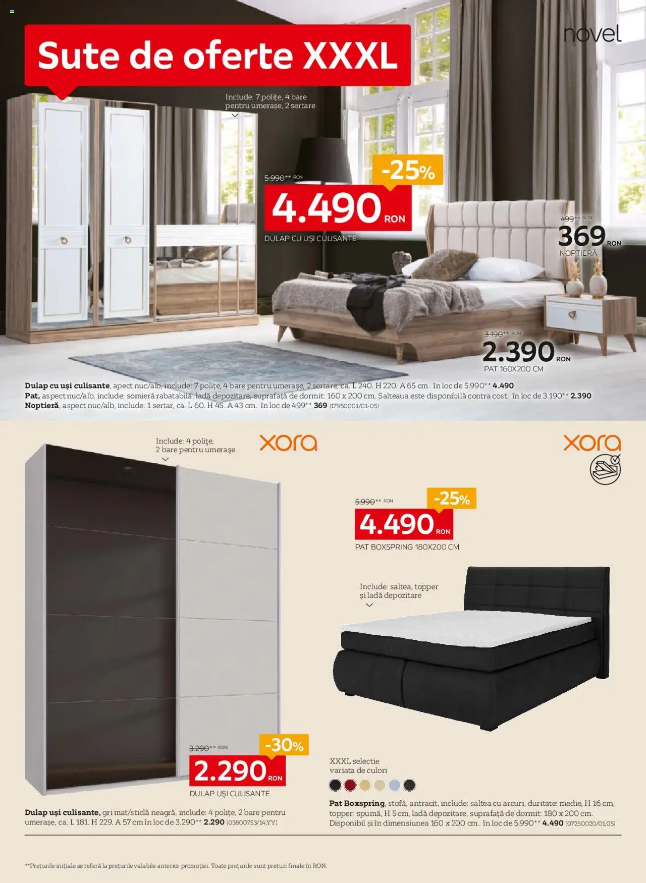 Catalog XXXLutz 3 Februarie - 2 Martie 2025 | Pagina 4 | Produse: Pat, Saltea, Noptieră, Topper