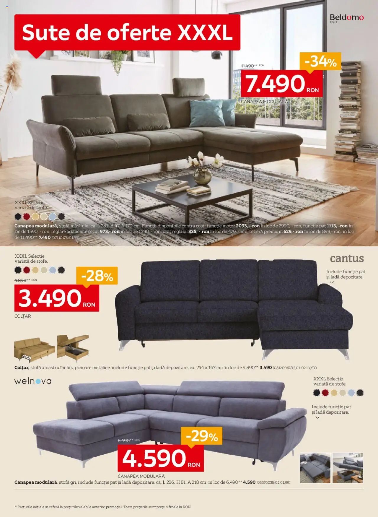 Catalog XXXLutz 3 Februarie - 2 Martie 2025 | Pagina 6 | Produse: Pat, Canapea, Colțar