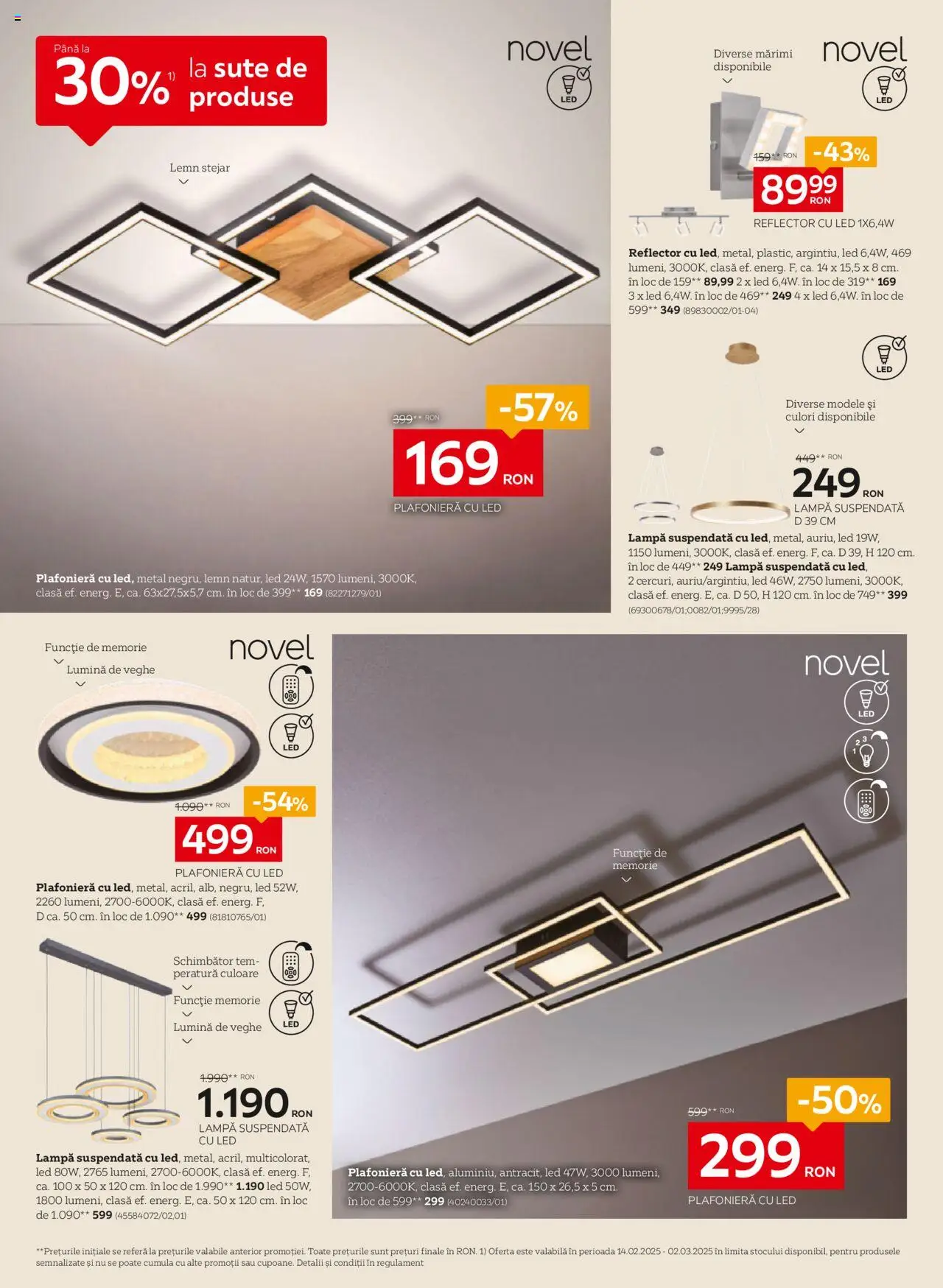Catalog XXXLutz 17 Februarie - 2 Martie 2025 | Pagina 14 | Produse: Tavuk suyu, Memorie, Plafonieră, Lampă