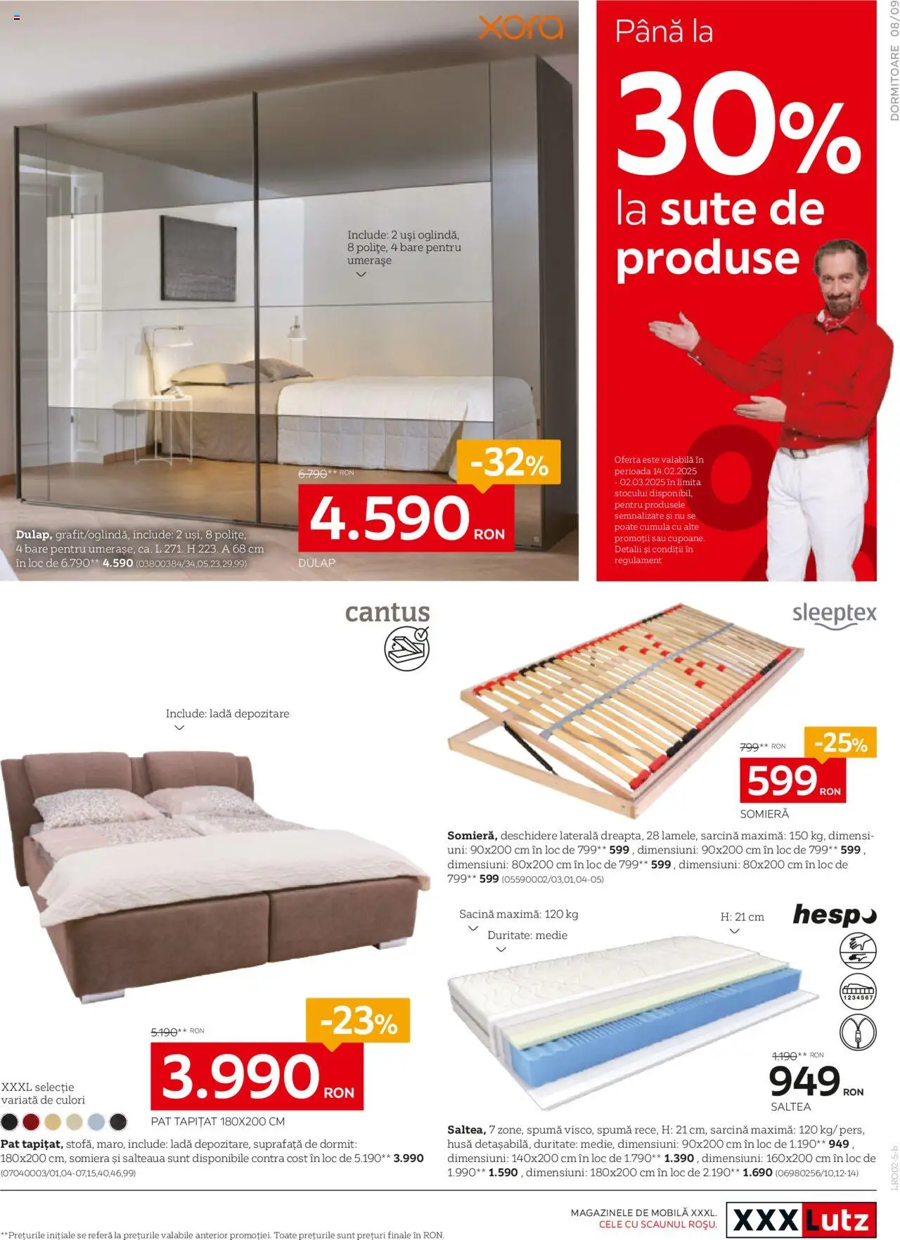Catalog XXXLutz 17 Februarie - 2 Martie 2025 | Pagina 9 | Produse: Pat, Saltea