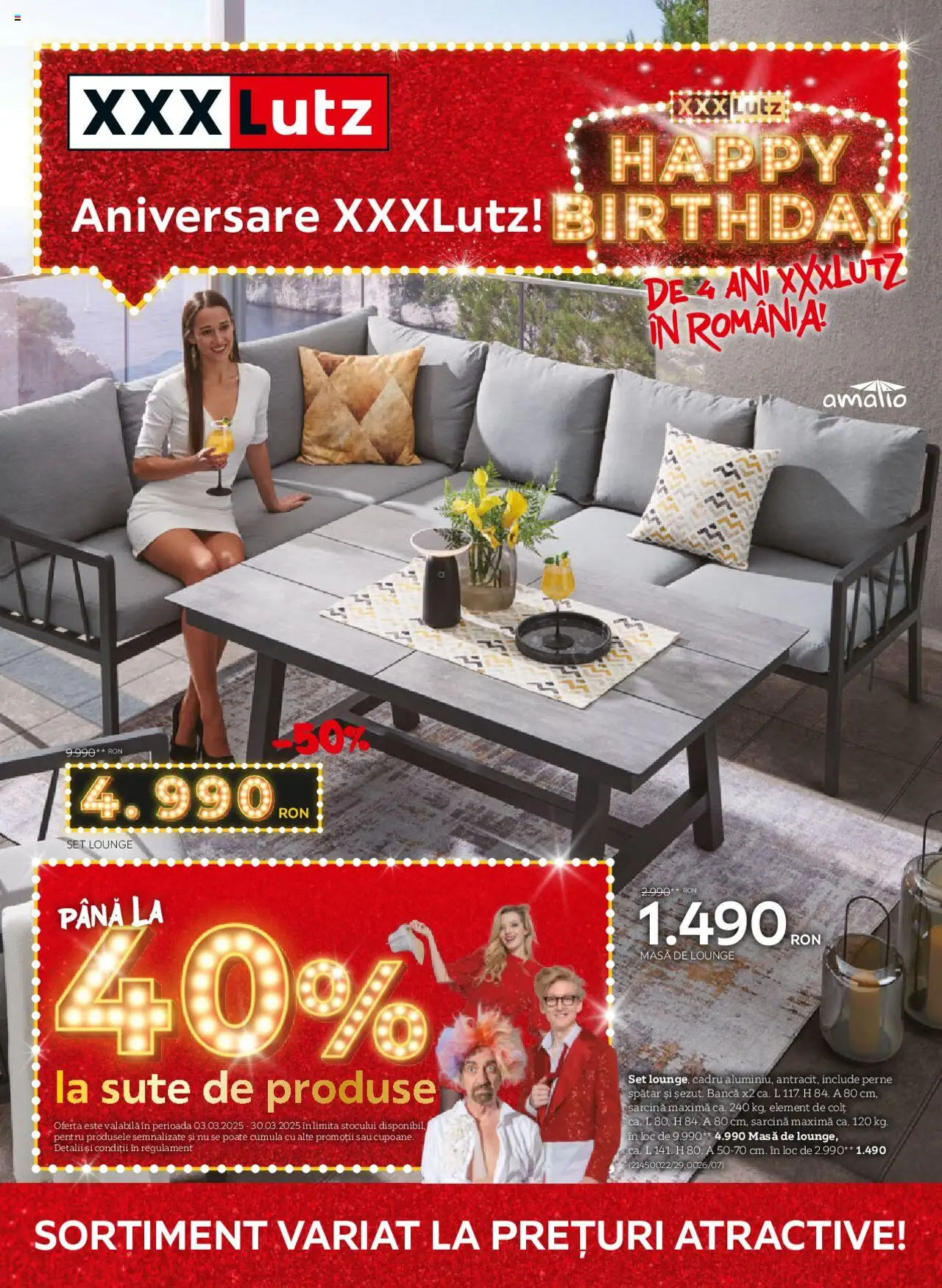 Catalog XXXLutz 3 - 30 Martie 2025 | Pagina 1 | Produse: Masă, Bancă