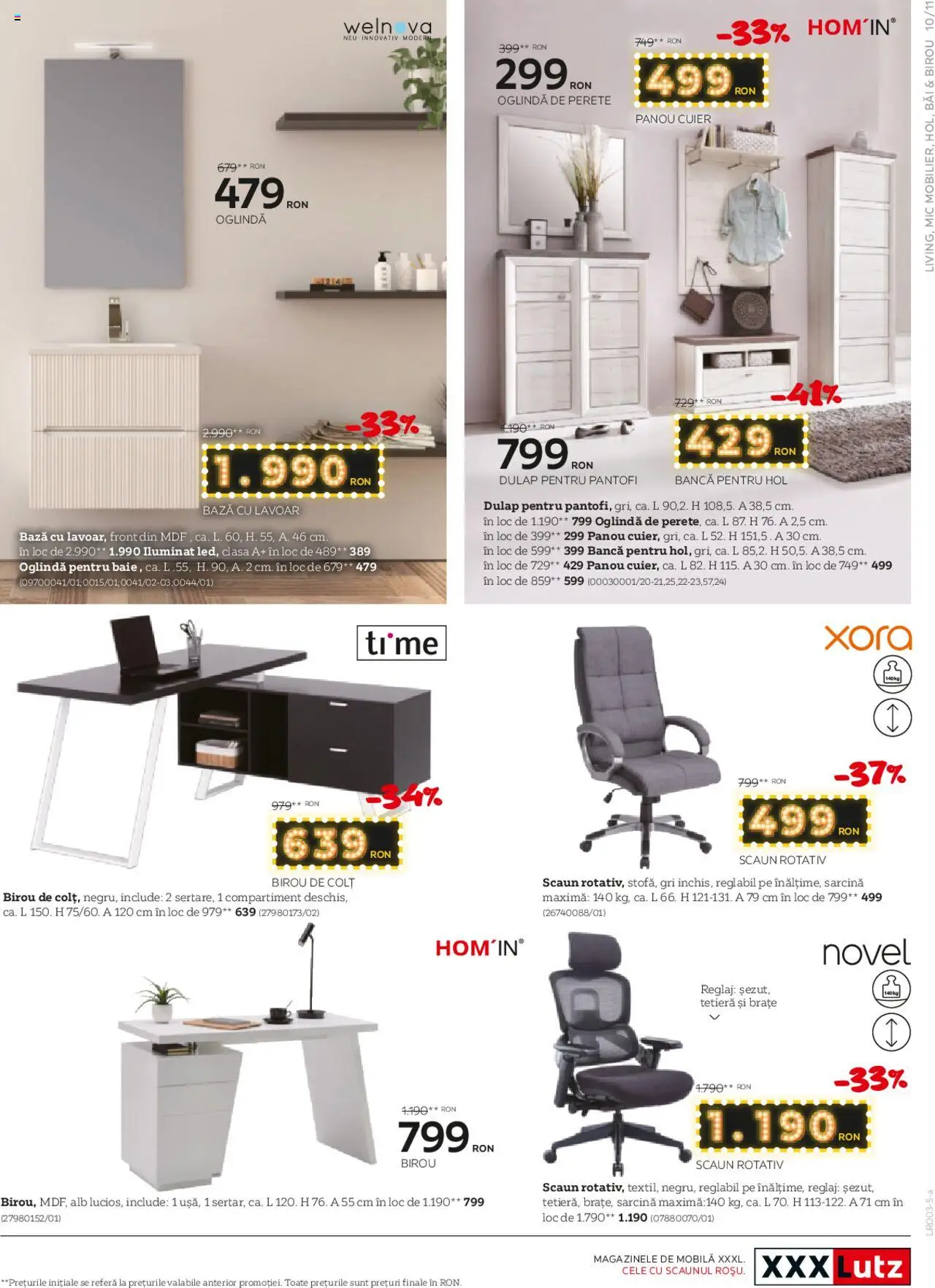 Catalog XXXLutz 3 - 30 Martie 2025 | Pagina 11 | Produse: Pantofi, Scaun, Lavoar, Oglindă