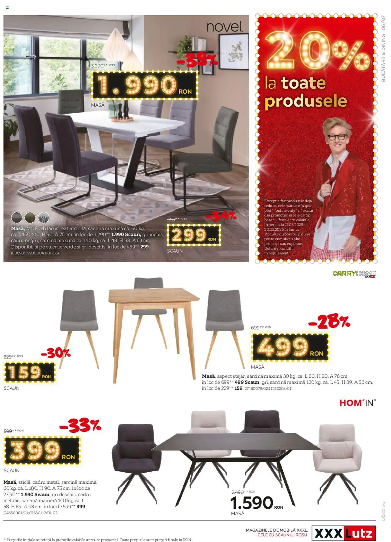 Catalog XXXLutz 3 - 30 Martie 2025 | Pagina 7 | Produse: Masă, Scaun