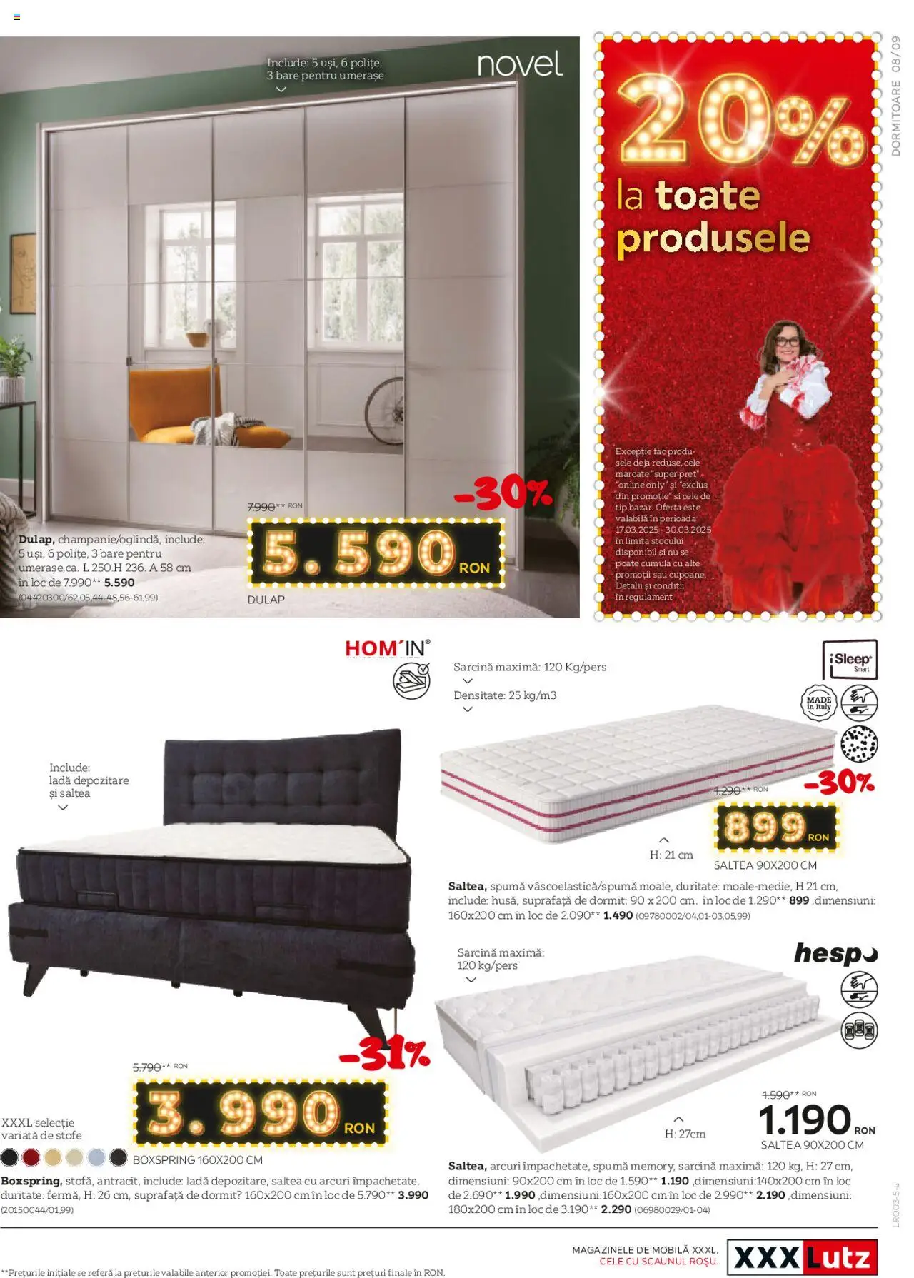 Catalog XXXLutz 3 - 30 Martie 2025 | Pagina 9 | Produse: Saltea