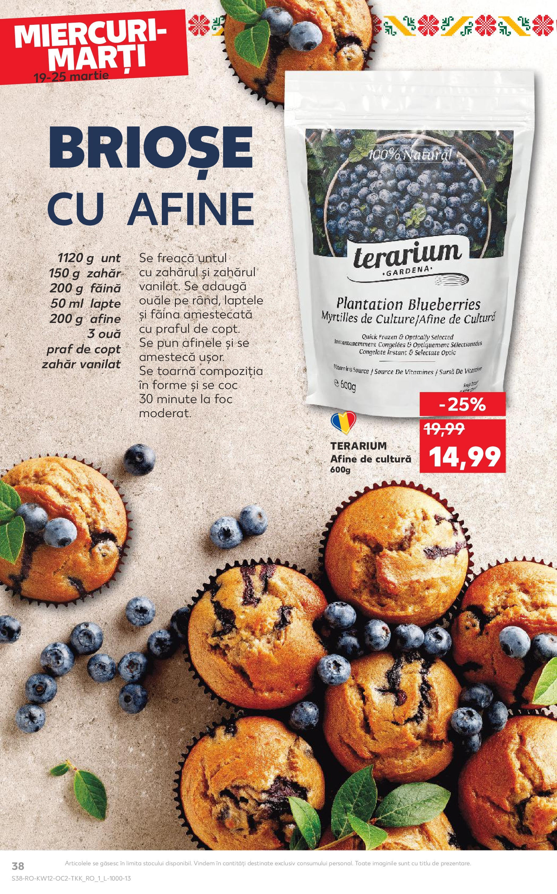 Catalog Kaufland 19 - 25 Martie 2025 | Pagina 38 | Produse: Unt, Ouă, Făină, Zahăr