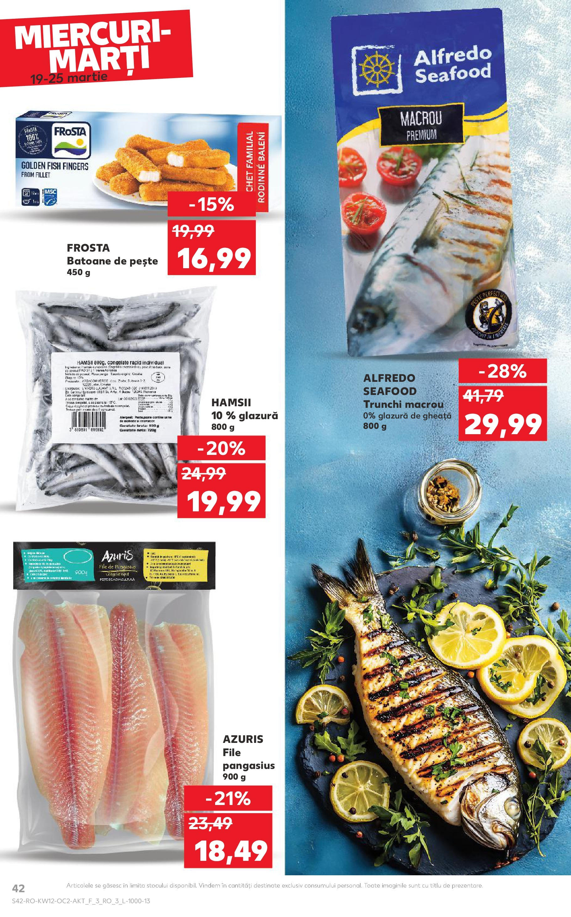 Catalog Kaufland 19 - 25 Martie 2025 | Pagina 42 | Produse: Marker kalem, Pește, Esmer şeker