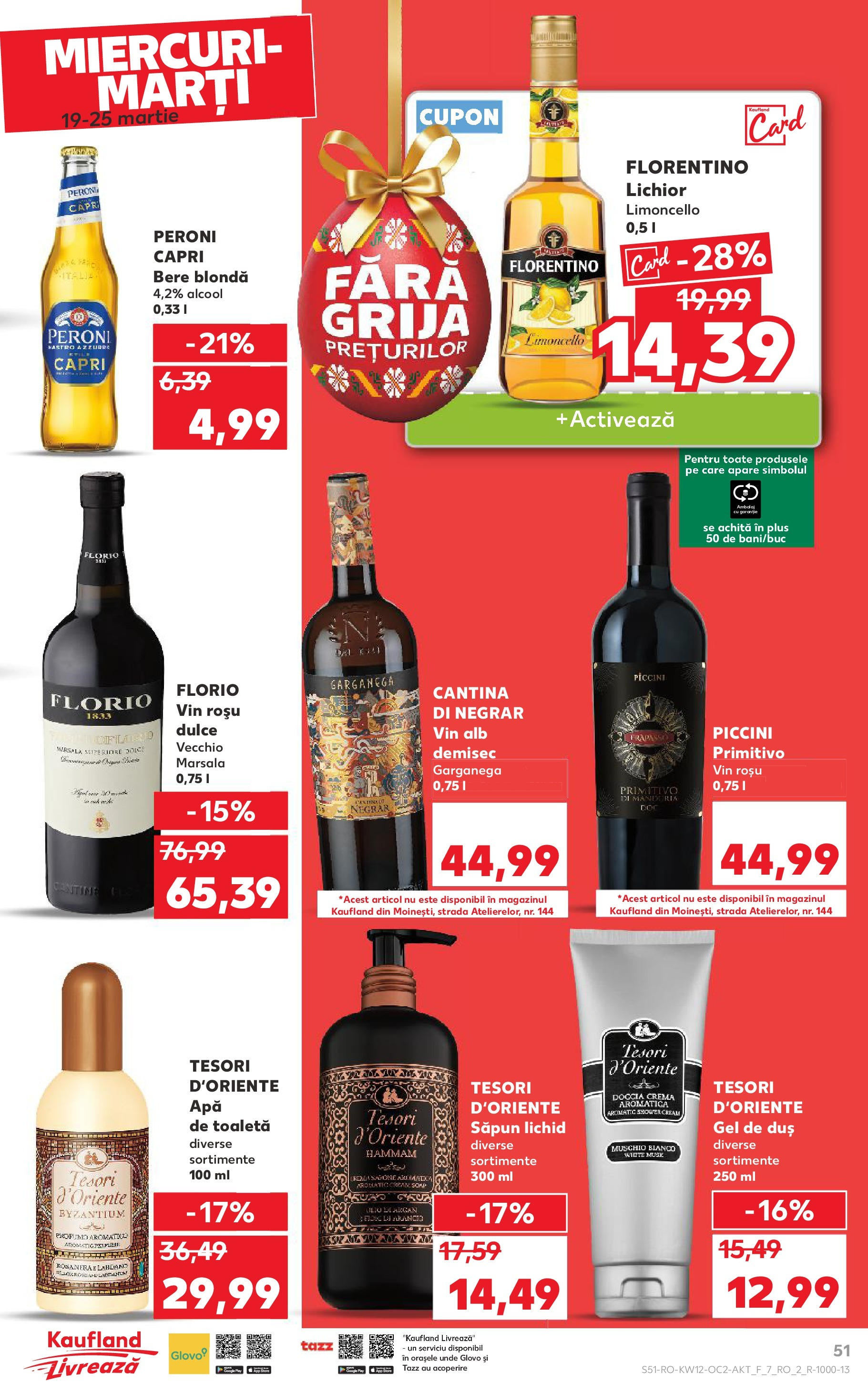 Catalog Kaufland 19 - 25 Martie 2025 | Pagina 51 | Produse: Toaletă, Duș, Lichior, Săpun