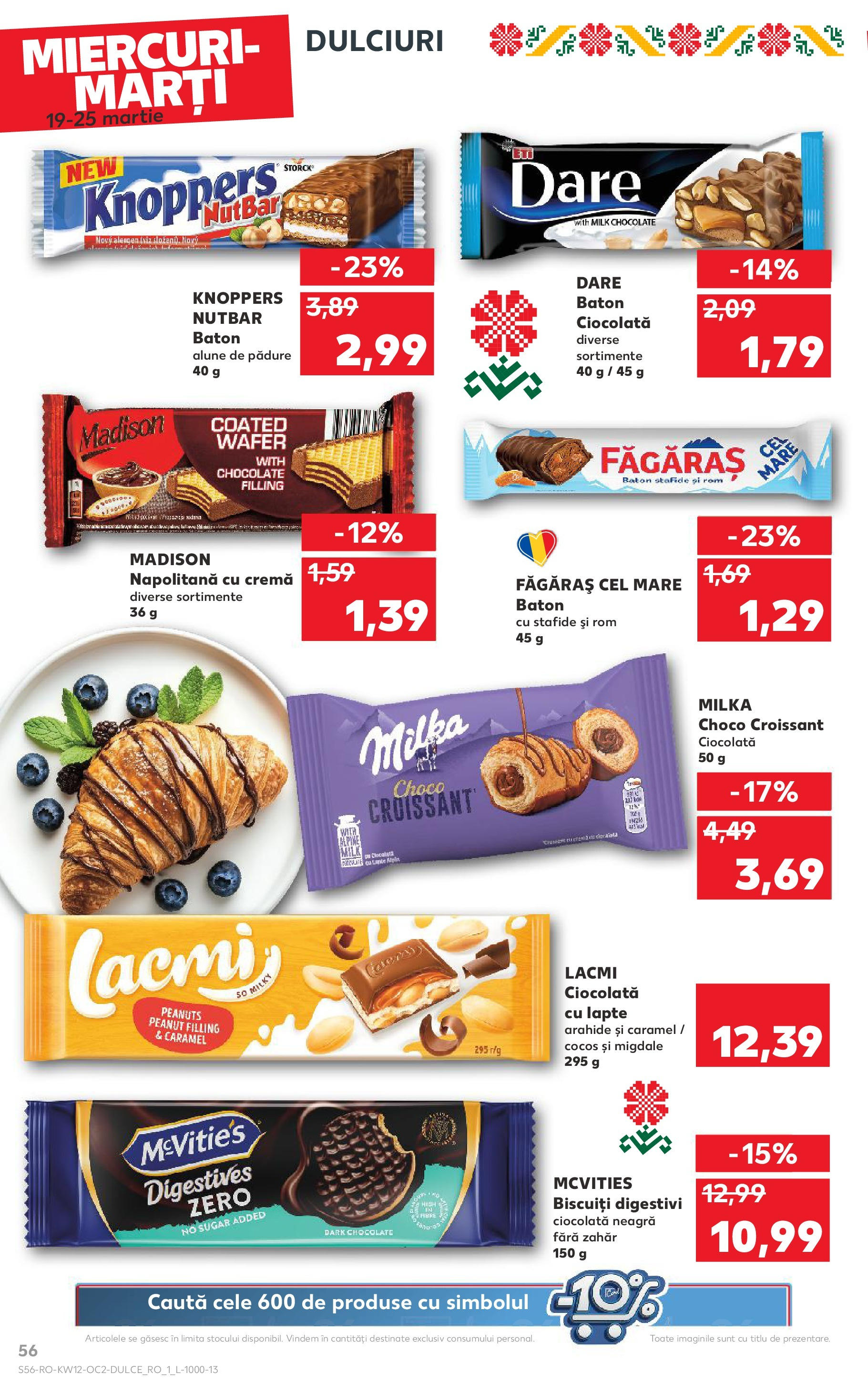 Catalog Kaufland 19 - 25 Martie 2025 | Pagina 56 | Produse: Alune, Lapte, Biscuiți, Stafide