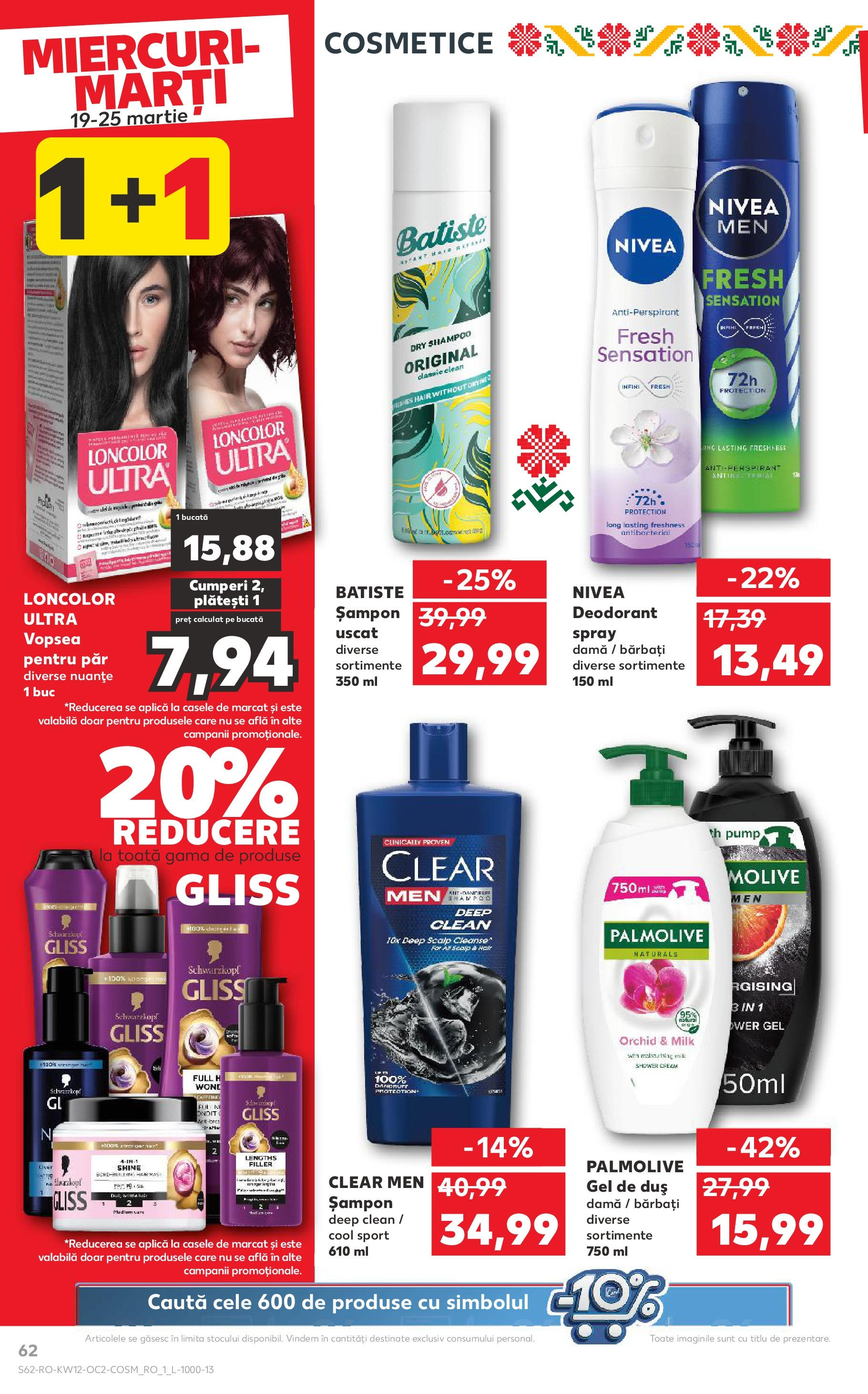 Catalog Kaufland 19 - 25 Martie 2025 | Pagina 62 | Produse: Simit, Duș, Deodorant, Antiperspirant