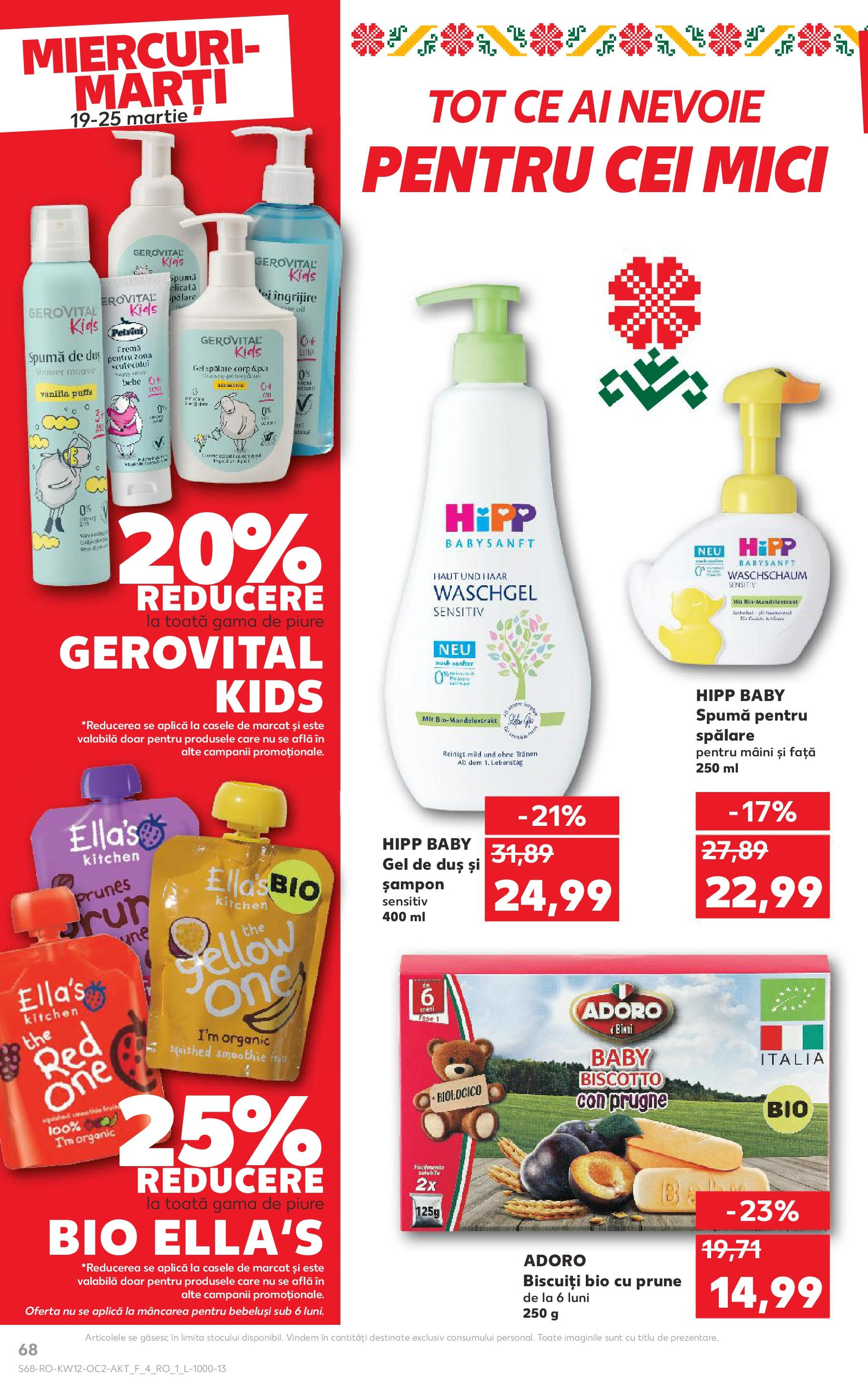 Catalog Kaufland 19 - 25 Martie 2025 | Pagina 68 | Produse: Șampon, Gel de duș, Biscuiți, Smoothie