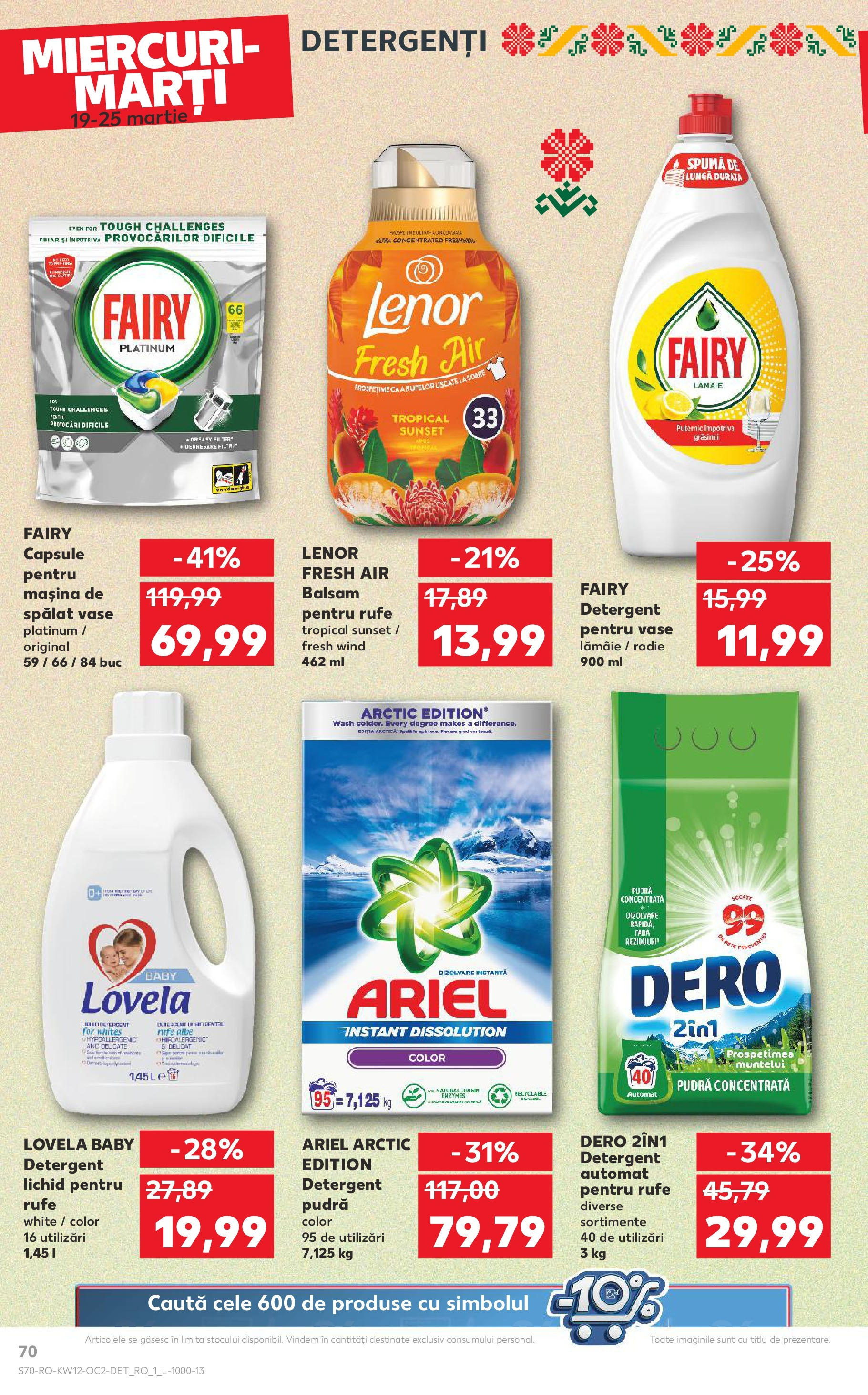 Catalog Kaufland 19 - 25 Martie 2025 | Pagina 70 | Produse: Pudră, Balsam, Detergent, Lămâie