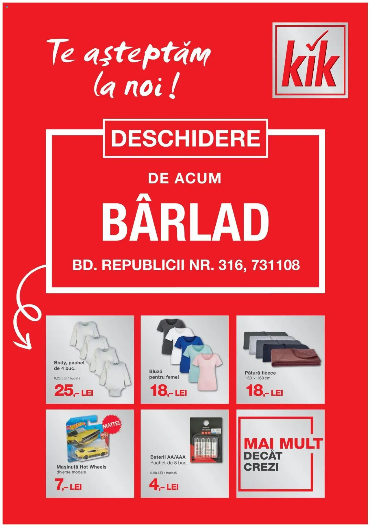 Catalog Kik 13 - 16 Martie 2025 | Pagina 1 | Produse: Pătură, Baterii, Bluză