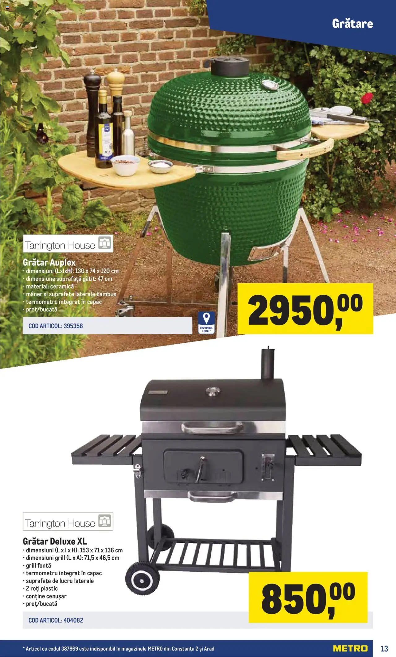 Catalog METRO 17 Martie - 30 Iunie 2025 | Pagina 13 | Produse: Grill, Termometru, Grătar, Mâner