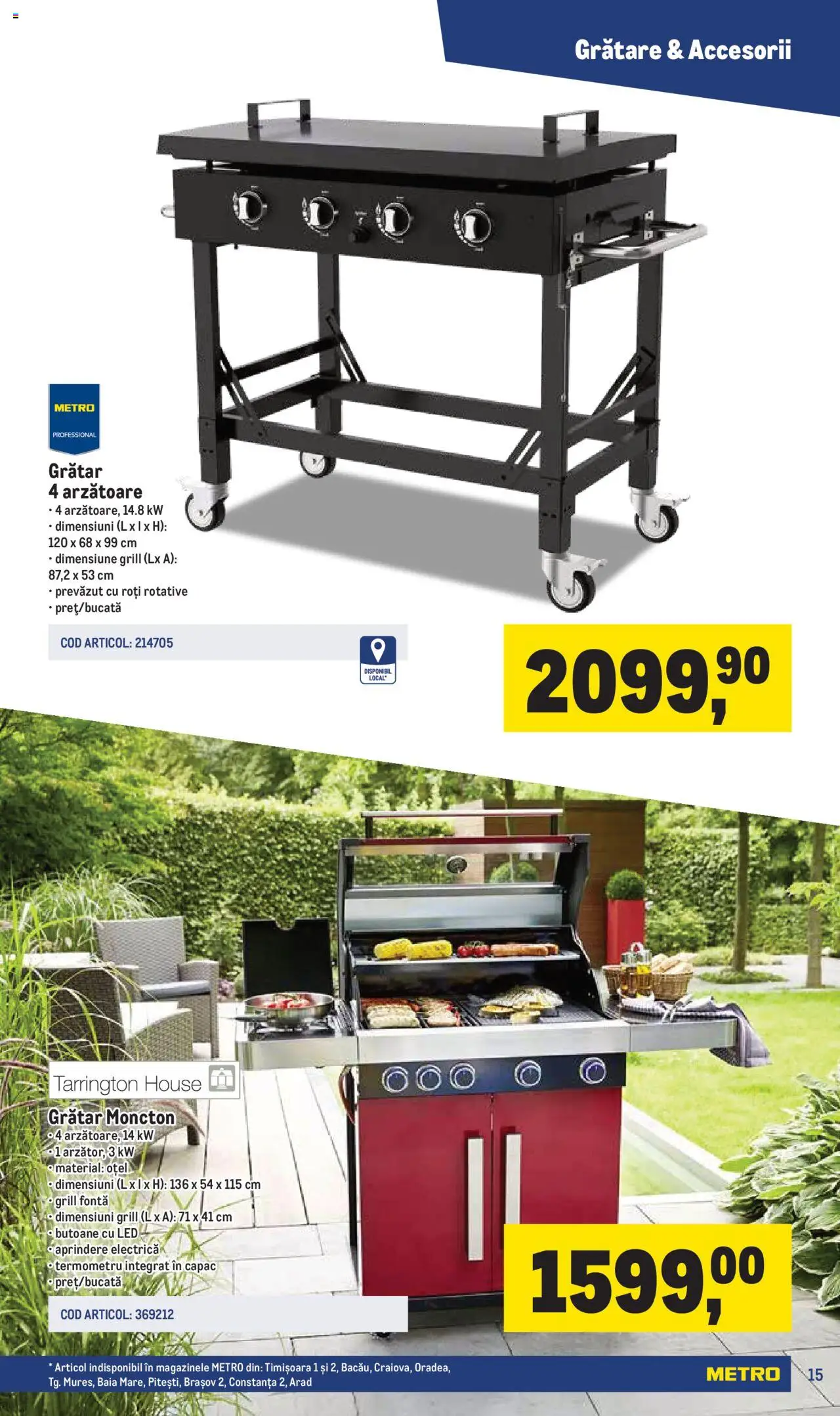 Catalog METRO 17 Martie - 30 Iunie 2025 | Pagina 15 | Produse: Grill, Termometru, Grătar, Babak