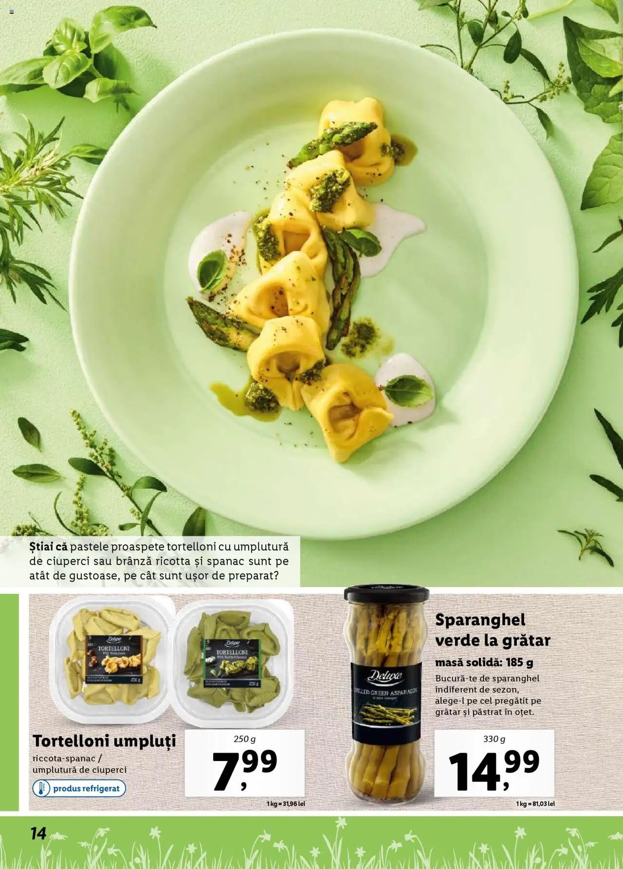 Catalog LIDL 24 Martie - 20 Aprilie 2025 | Pagina 14 | Produse: Grătar, Masă, Ciuperci, Brânză