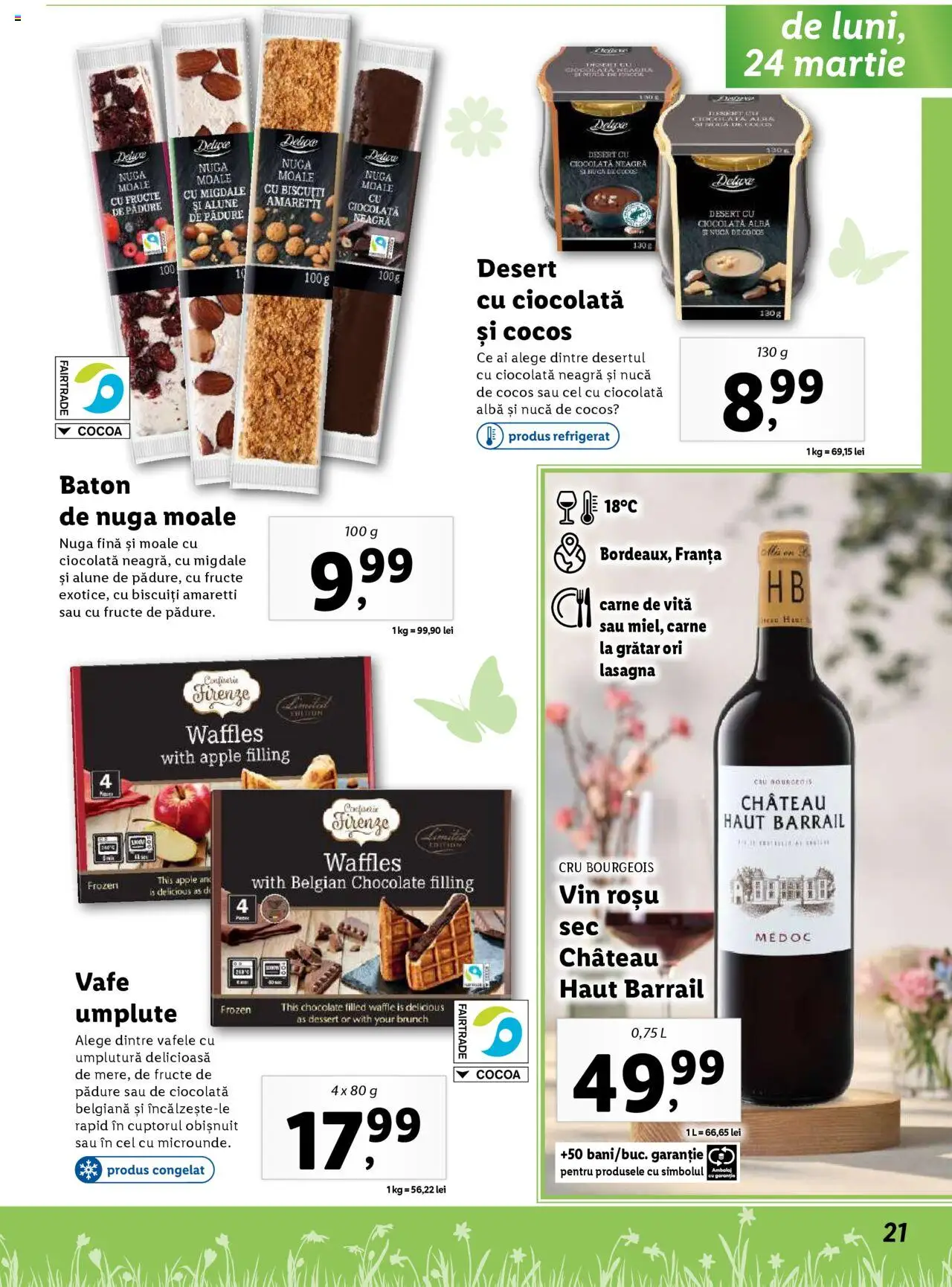 Catalog LIDL 24 Martie - 20 Aprilie 2025 | Pagina 21 | Produse: Alune, Vin, Carne De Vită, Biscuiți