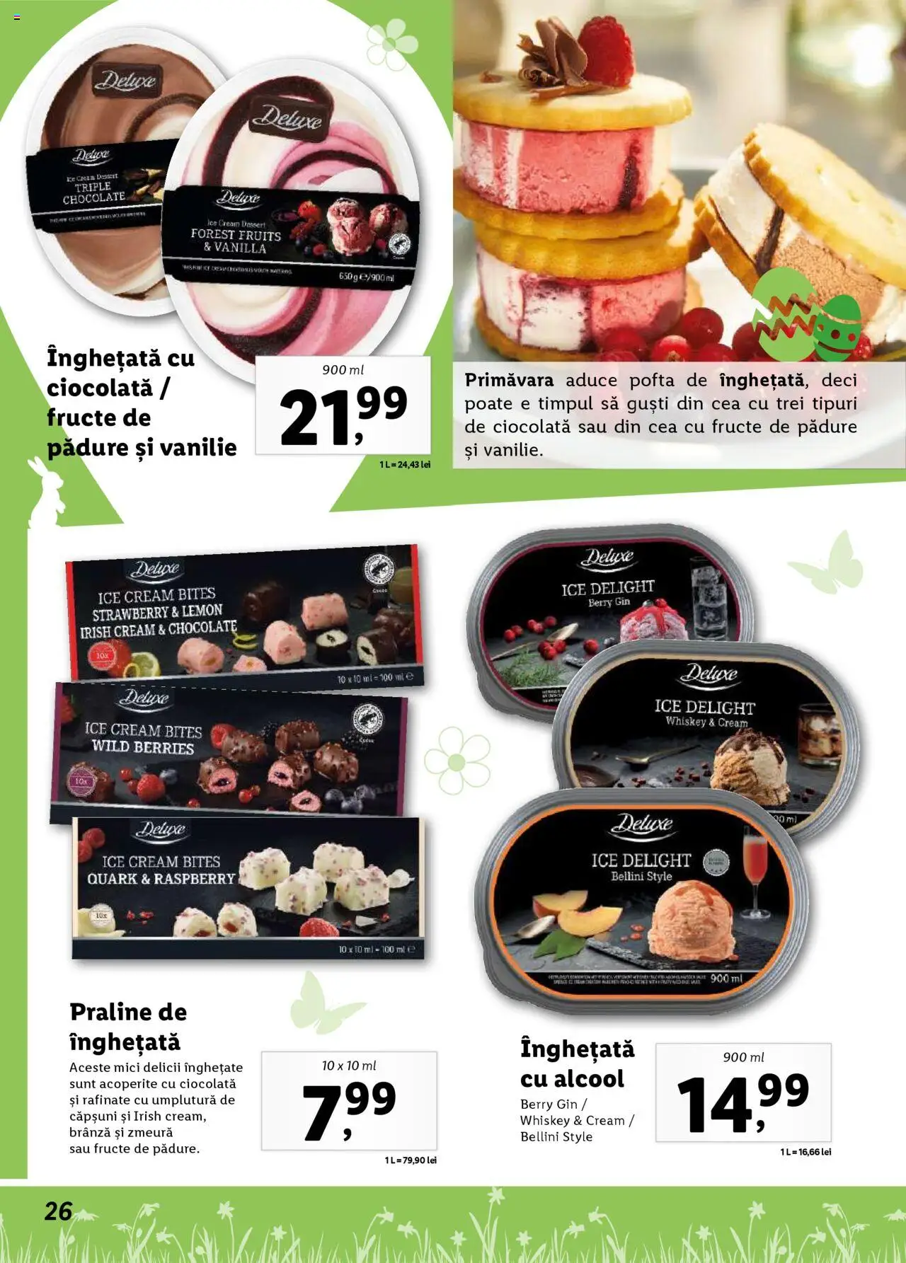 Catalog LIDL 24 Martie - 20 Aprilie 2025 | Pagina 26 | Produse: Delgeç, Brânză, Gin, Căpșuni