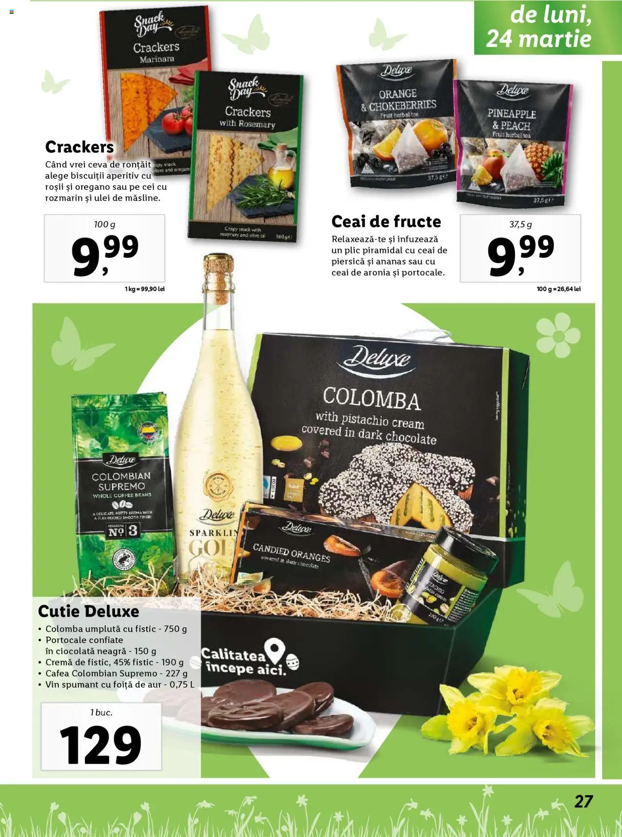 Catalog LIDL 24 Martie - 20 Aprilie 2025 | Pagina 27 | Produse: Cutie, Ciocolată, Vin, Portocale