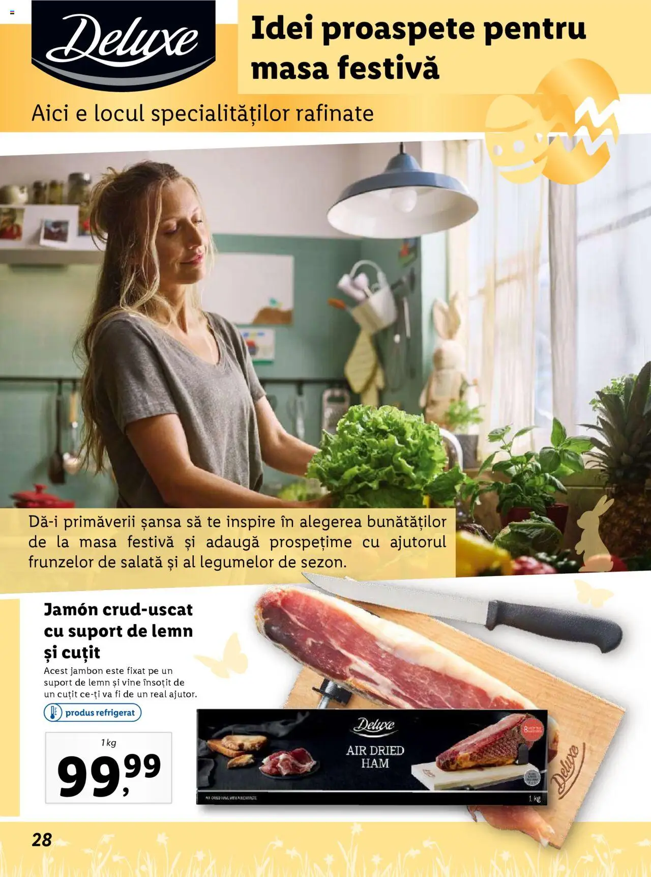 Catalog LIDL 24 Martie - 20 Aprilie 2025 | Pagina 28 | Produse: Masă, Cuțit, Salată