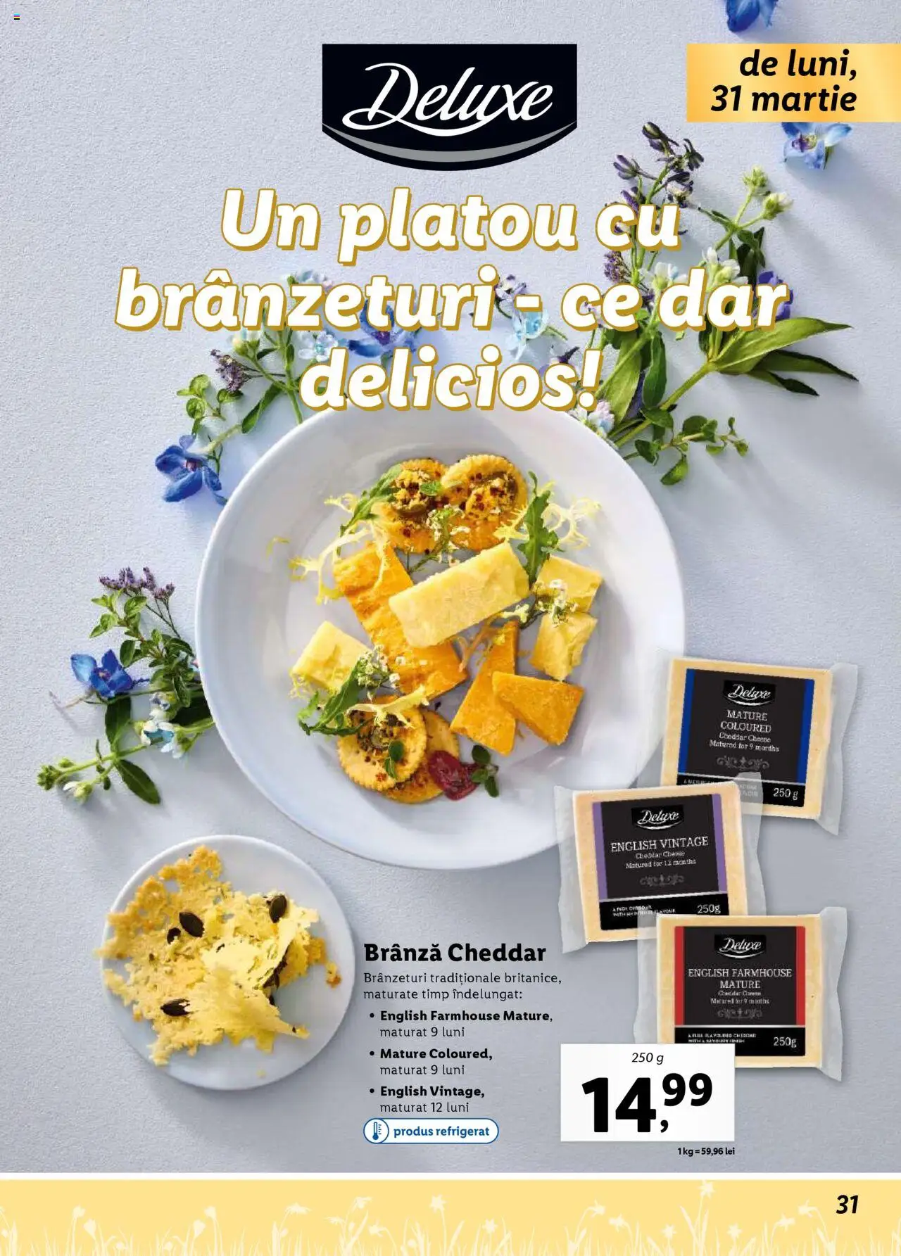 Catalog LIDL 24 Martie - 20 Aprilie 2025 | Pagina 31 | Produse: Brânză